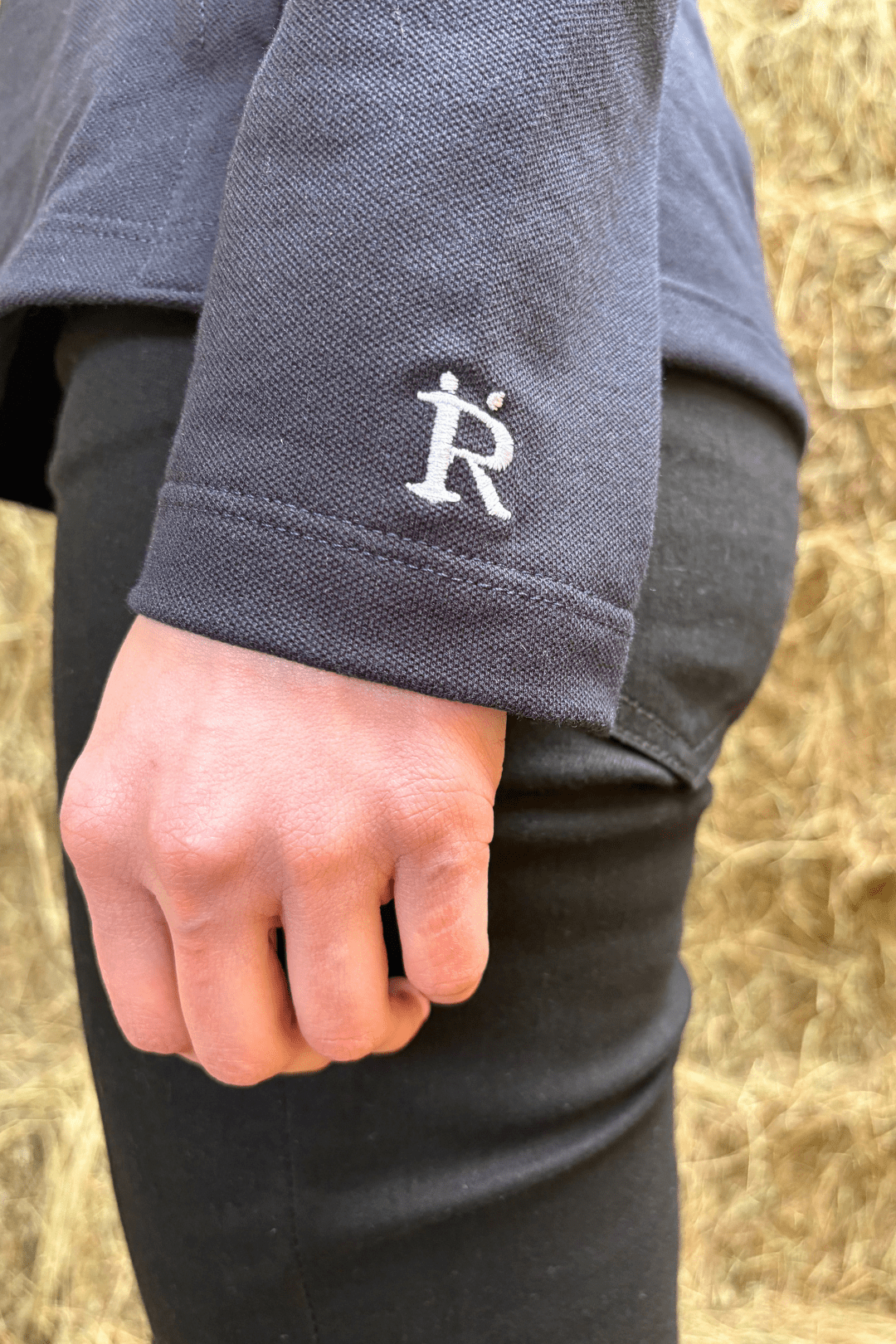 Briar | Embroidered Polo-Shirt | Long Sleeve - RönnerPolo ShirtNavy