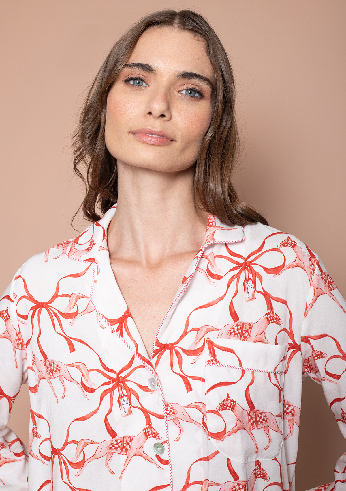 Lucky Ribbon Classic Pj’s set | Candy Cane