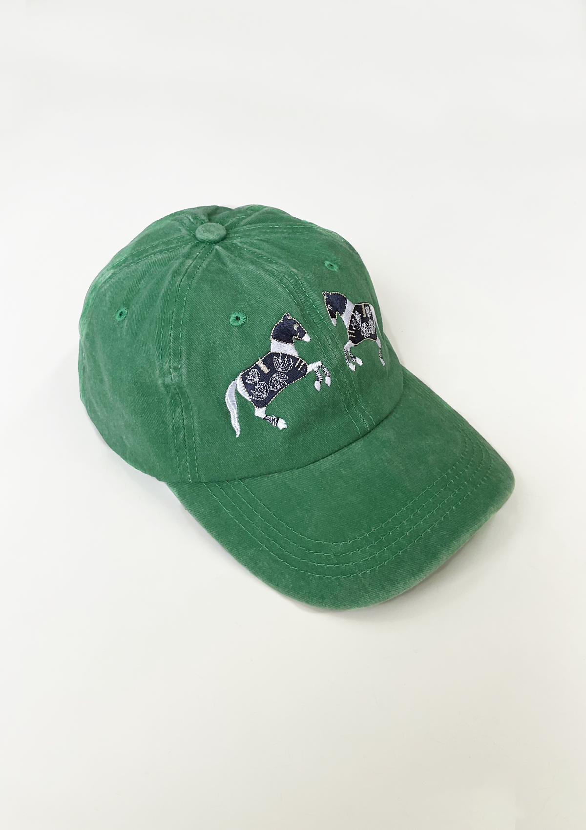 Equestrian Cotton Carousel Cap | Forest Green - Rönner