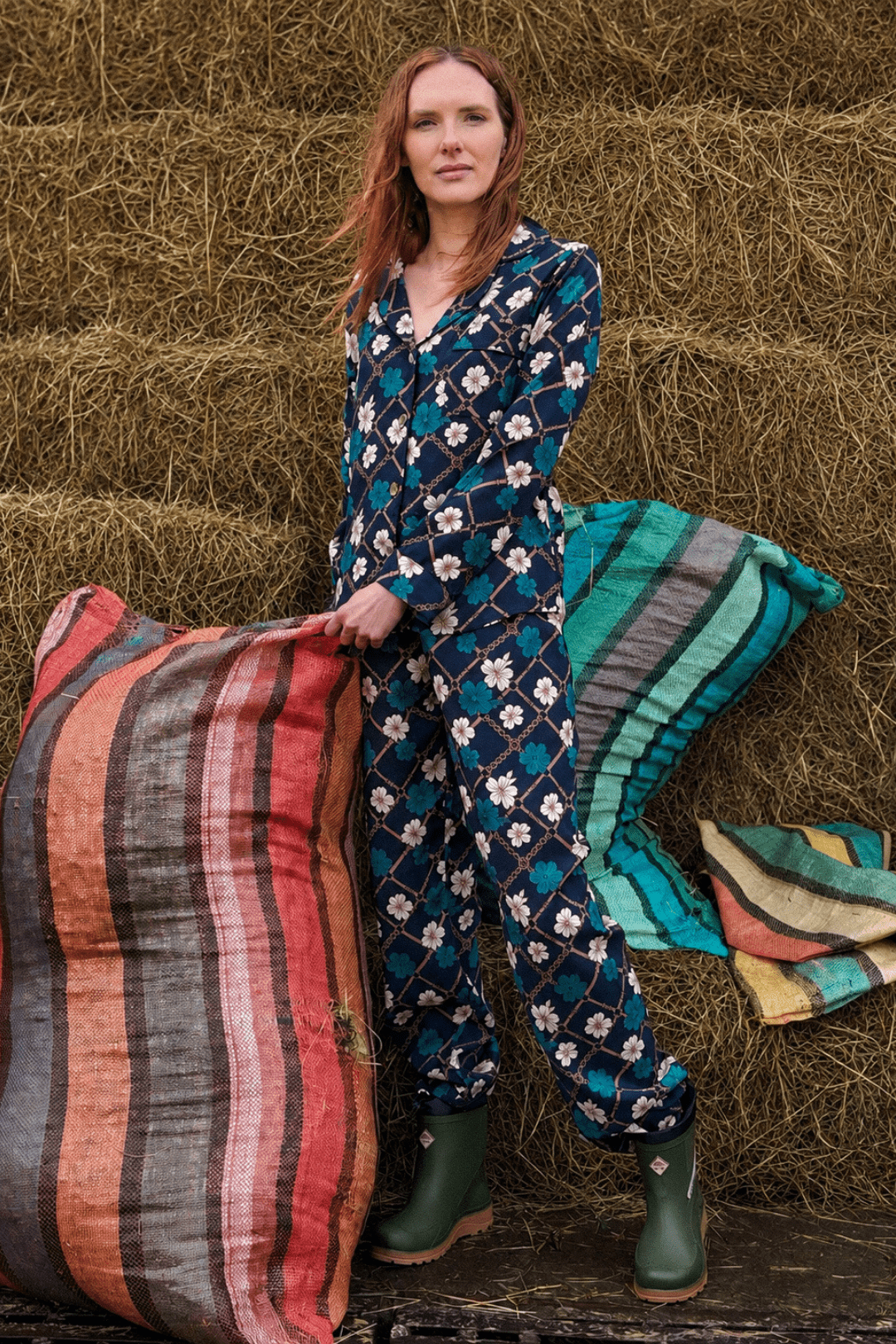Dahlia PJ Set | Long Sleeve - RönnerLong Sleeve SetNavy