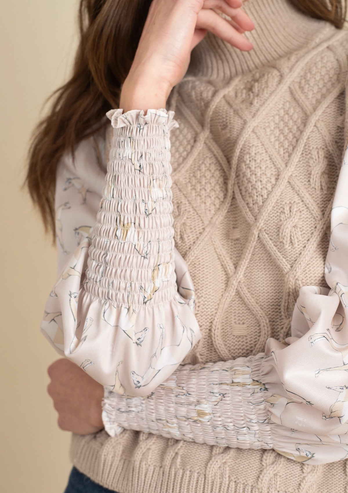 Ellie Cable Knit Sweater - RönnerSweaterXS