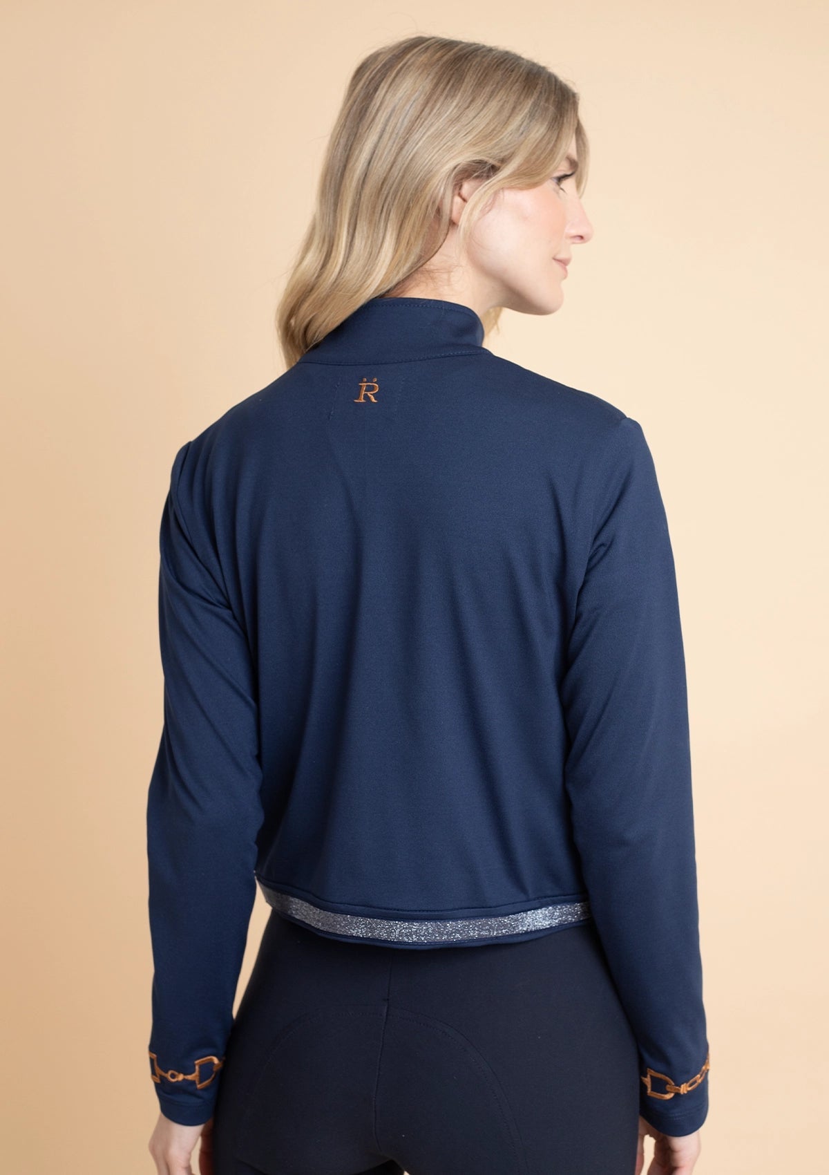 Ember Embroidered Cropped Zip Jacket - RönnerJacketsXS