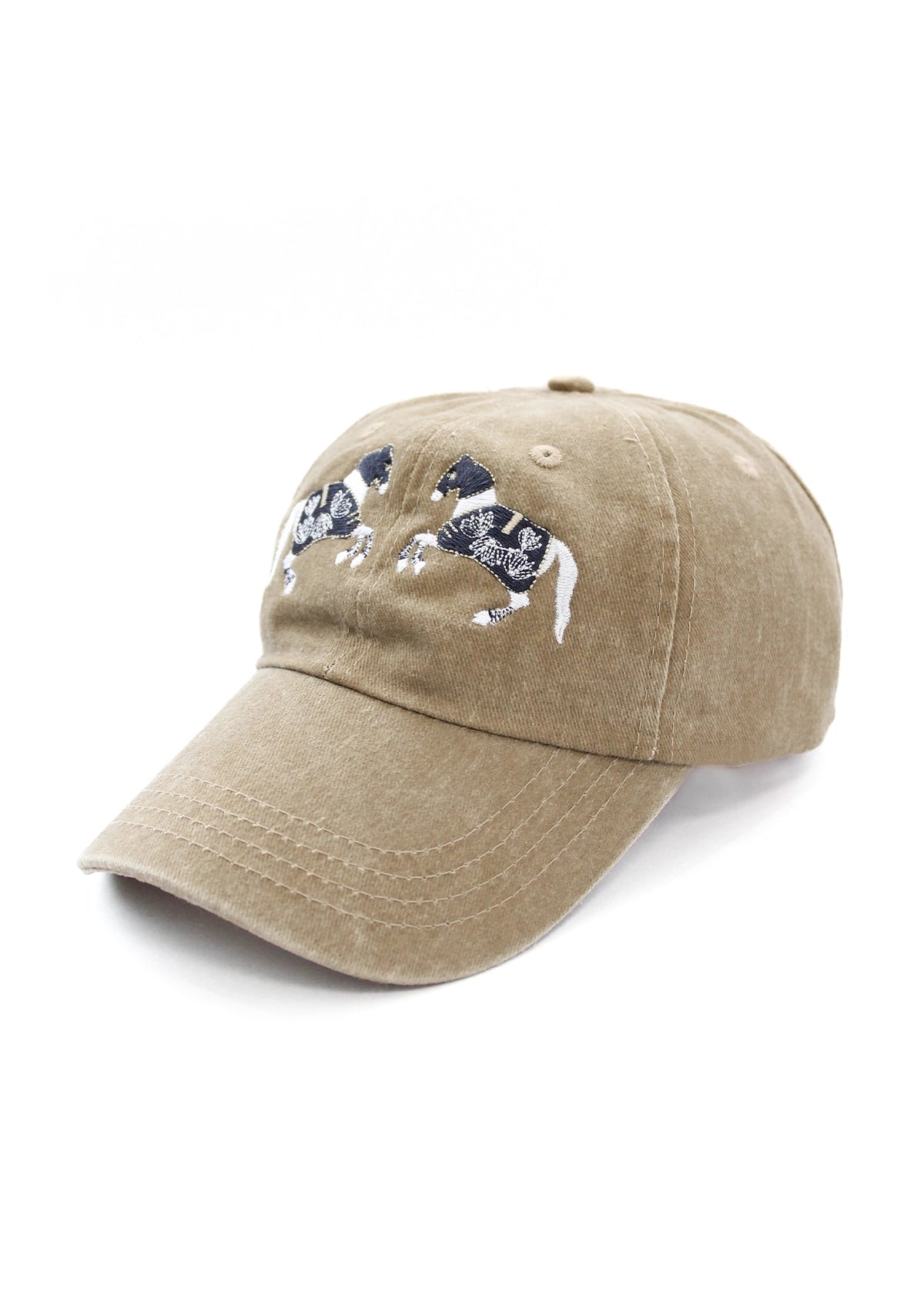 Equestrian Cotton Carousel Cap - RönnerCapBeige