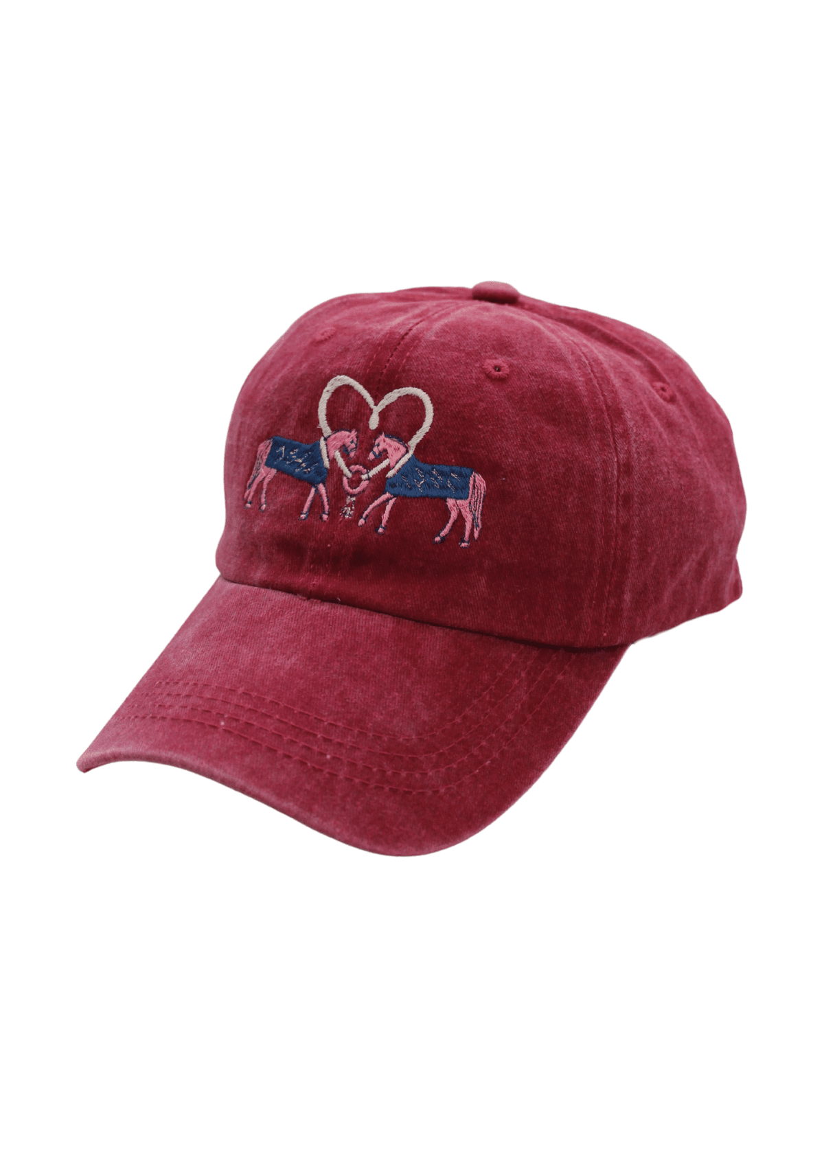 Equestrian Cotton Love Horses Cap | Mint Rose - RönnerClothingMint Rose