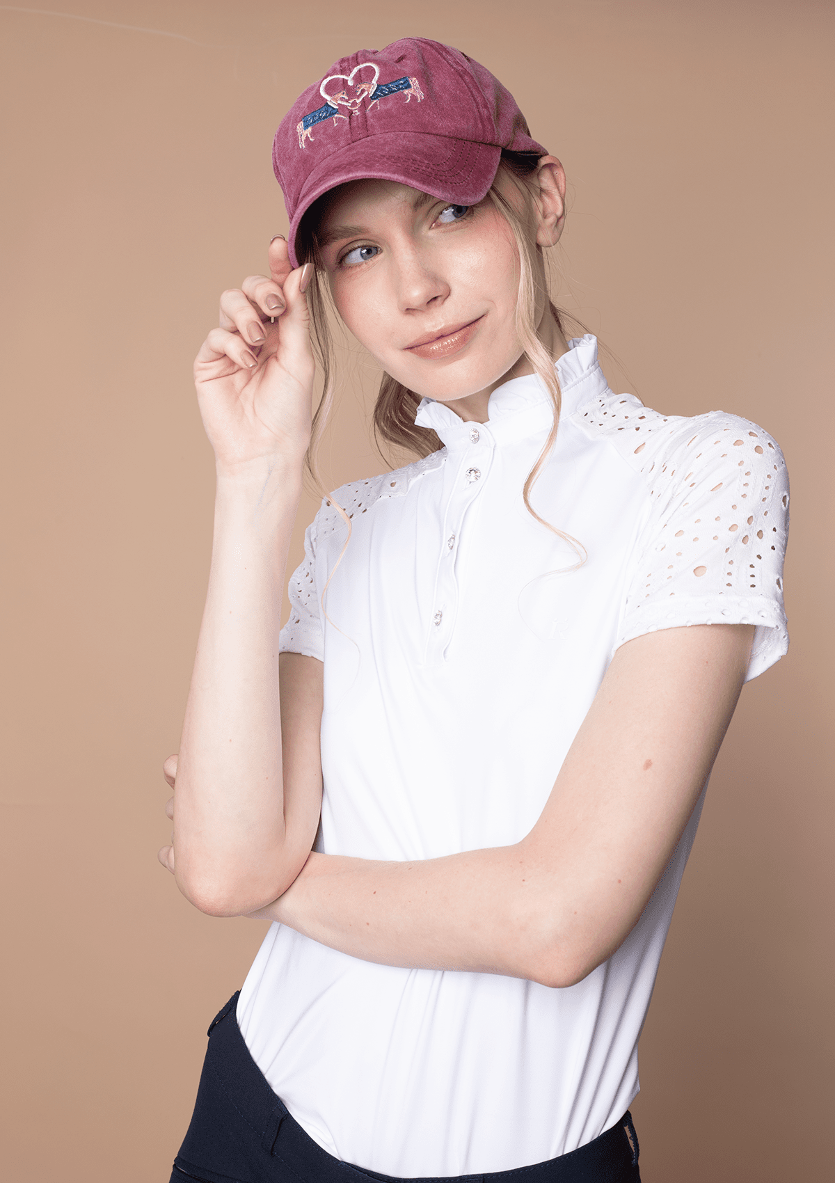 Equestrian Cotton Love Horses Cap | Mint Rose - RönnerClothingMint Rose