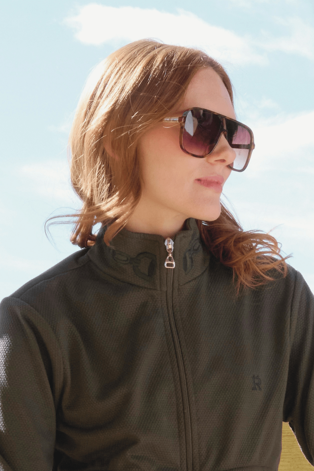 Harmonia Embroidered Zip-Up Jacket - RönnerJacketsOlive Green