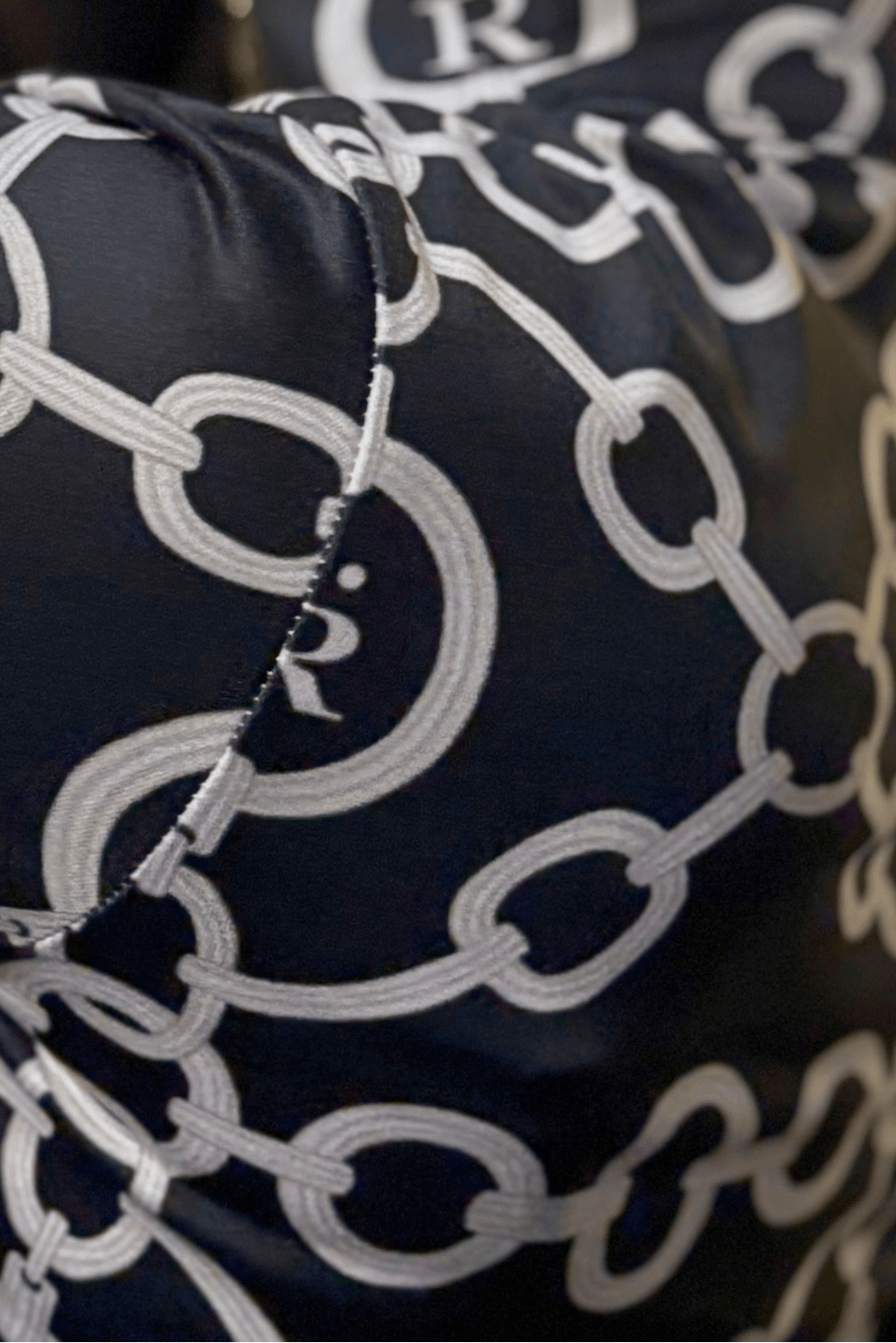 Harmony Q-Zip | Aros Print | Long Sleeve - RönnerShirtBlack & Cream