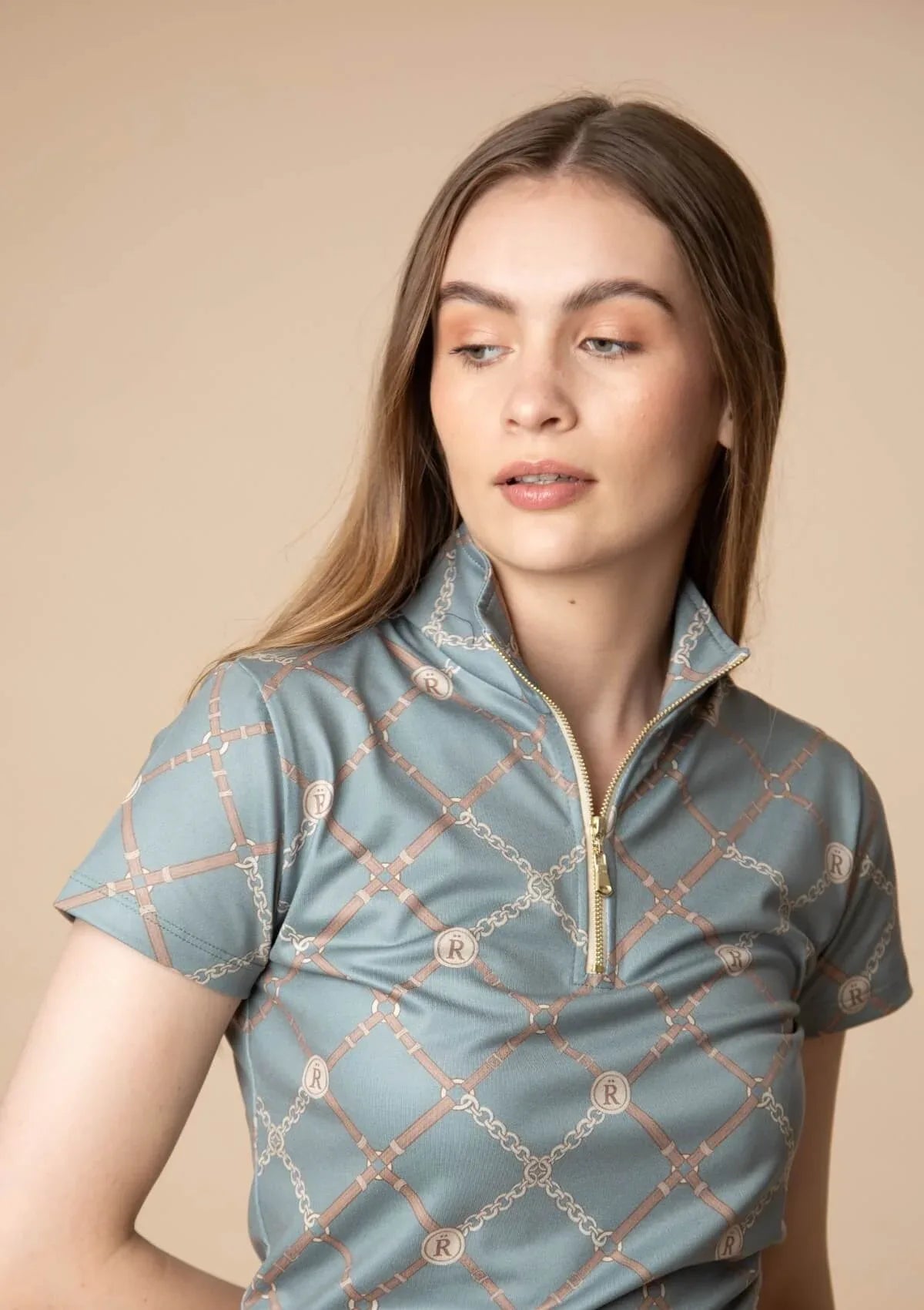 Harmony Q - Zip | Short Sleeve | Beltina Print - RönnerQuarter ZipXS