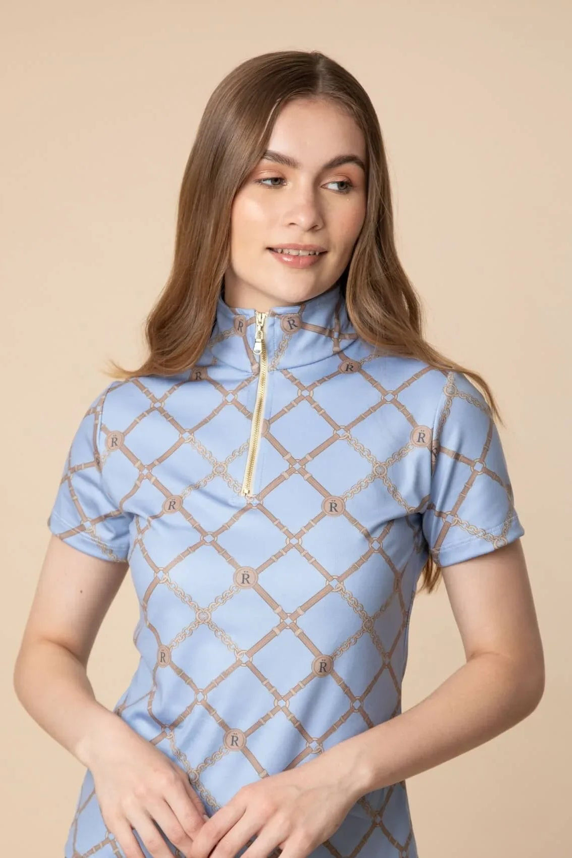 Harmony Q - Zip | Short Sleeve | Beltina Print - RönnerQuarter ZipXS