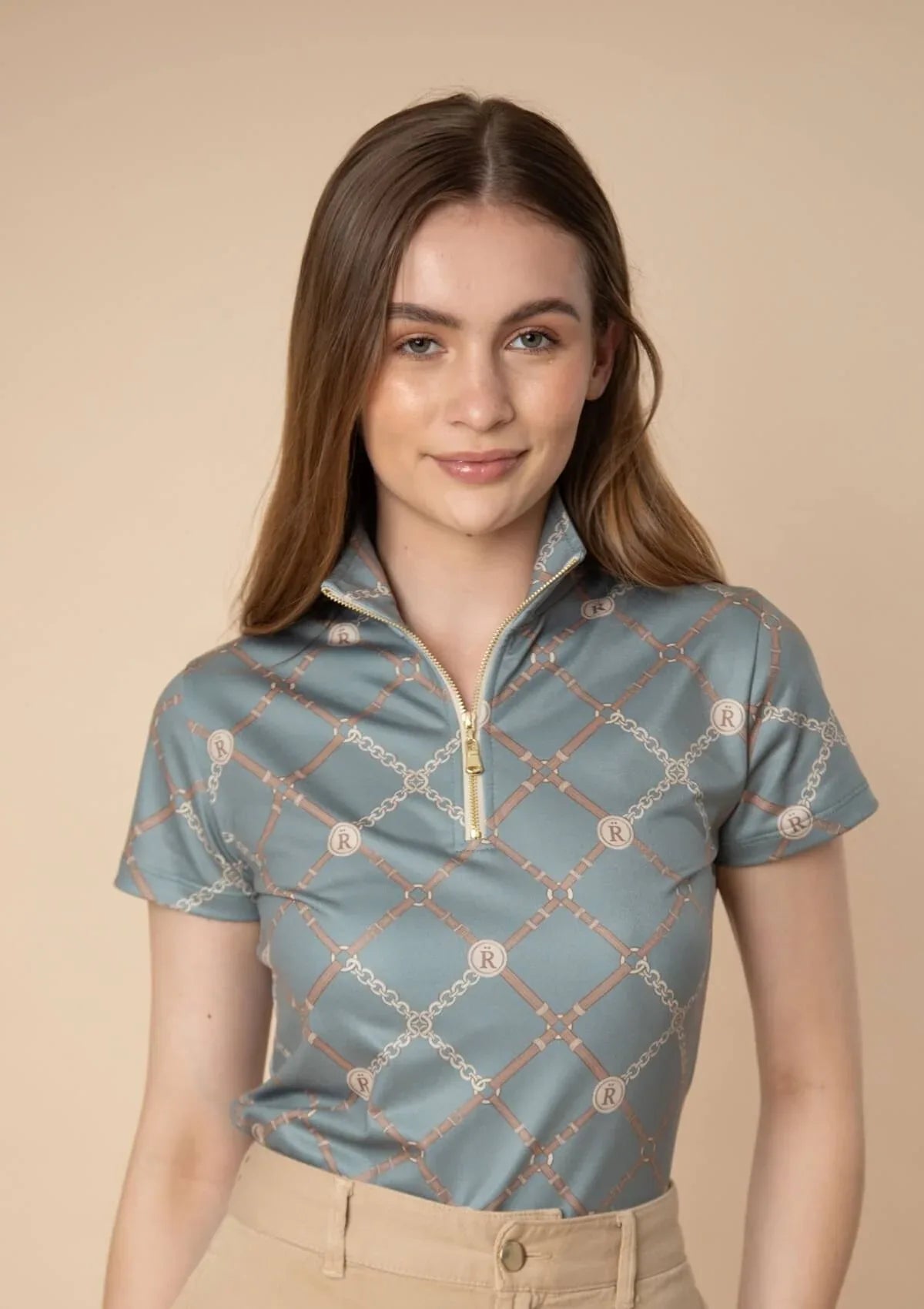 Harmony Q - Zip | Short Sleeve | Beltina Print - RönnerQuarter ZipXS