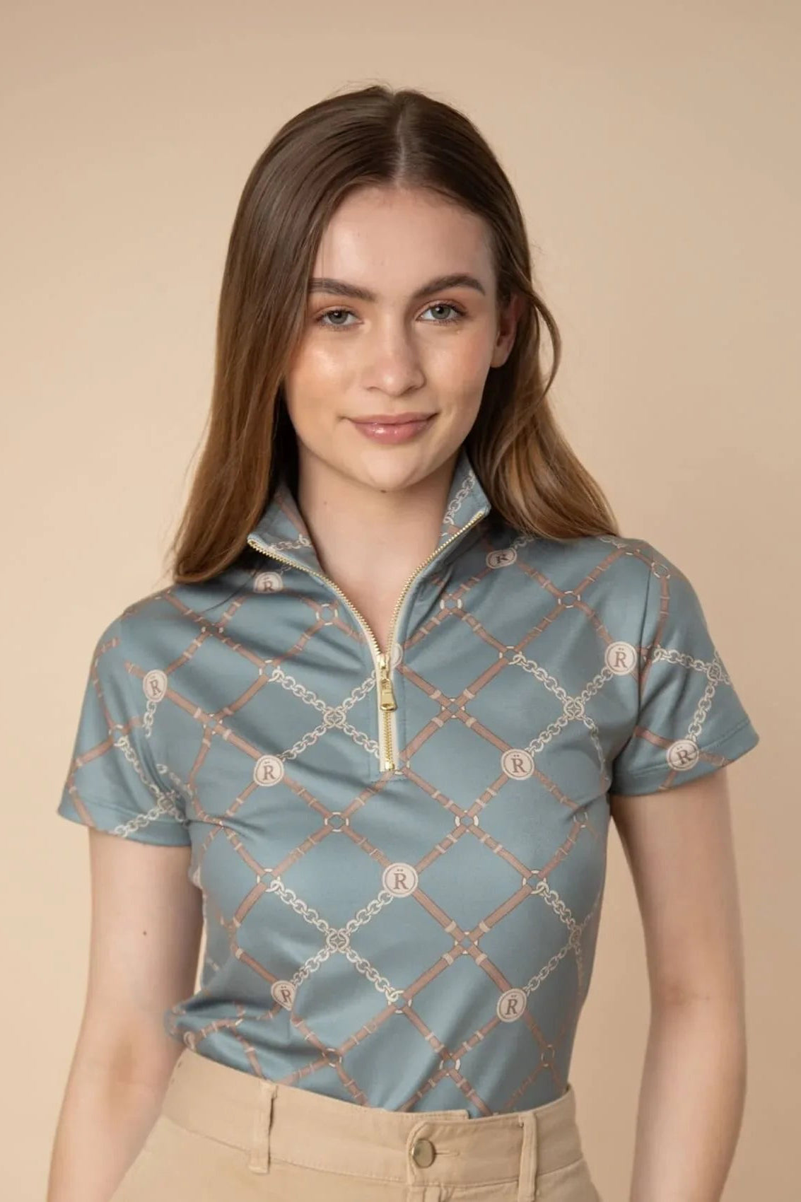 Harmony Q - Zip | Short Sleeve | Beltina Print - RönnerQuarter ZipXS