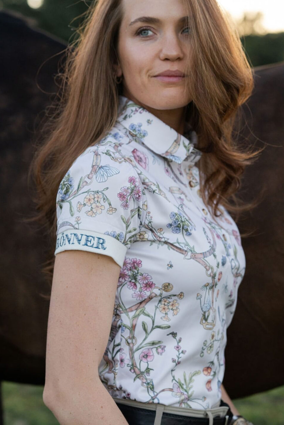 Herbaria Equestrian Polo - Shirt | Long Sleeve | Cream - RönnerPolo ShirtXS
