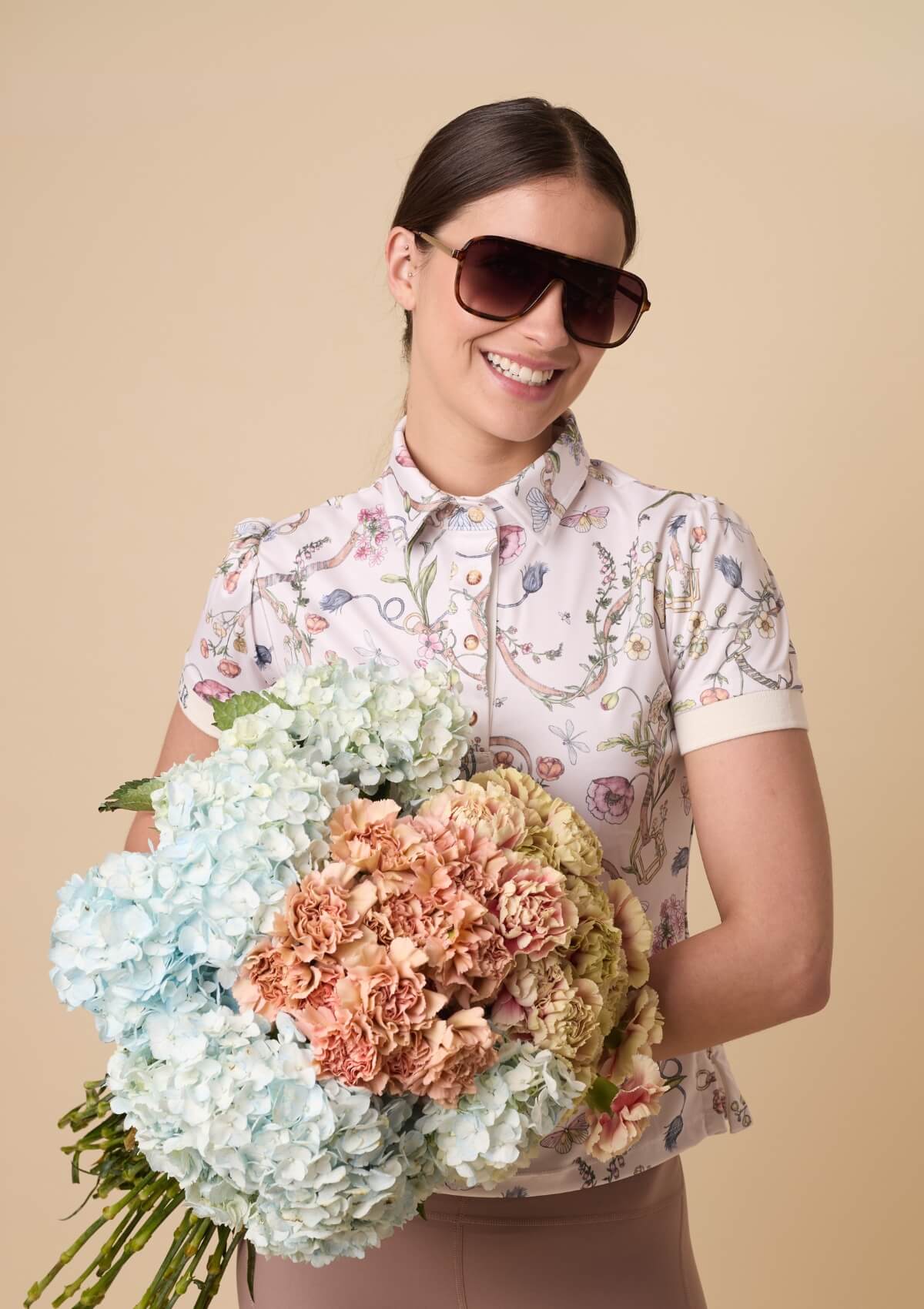 Herbaria Equestrian Polo - Shirt | Short Sleeve | Cream - RönnerPolo ShirtXS