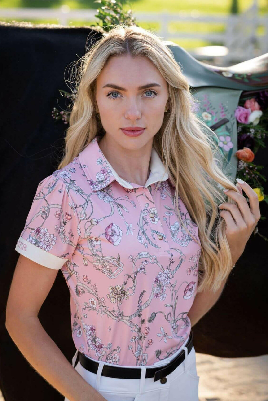 Herbaria Equestrian Polo - Shirt | Short Sleeve | Cream - RönnerPolo ShirtXS