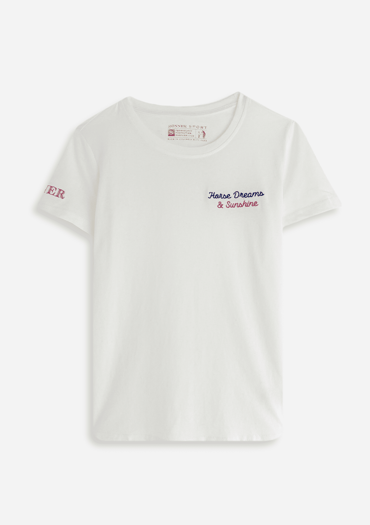 Horse Dreams & Sunshine T-Shirt | White - RönnerPolo ShirtXS