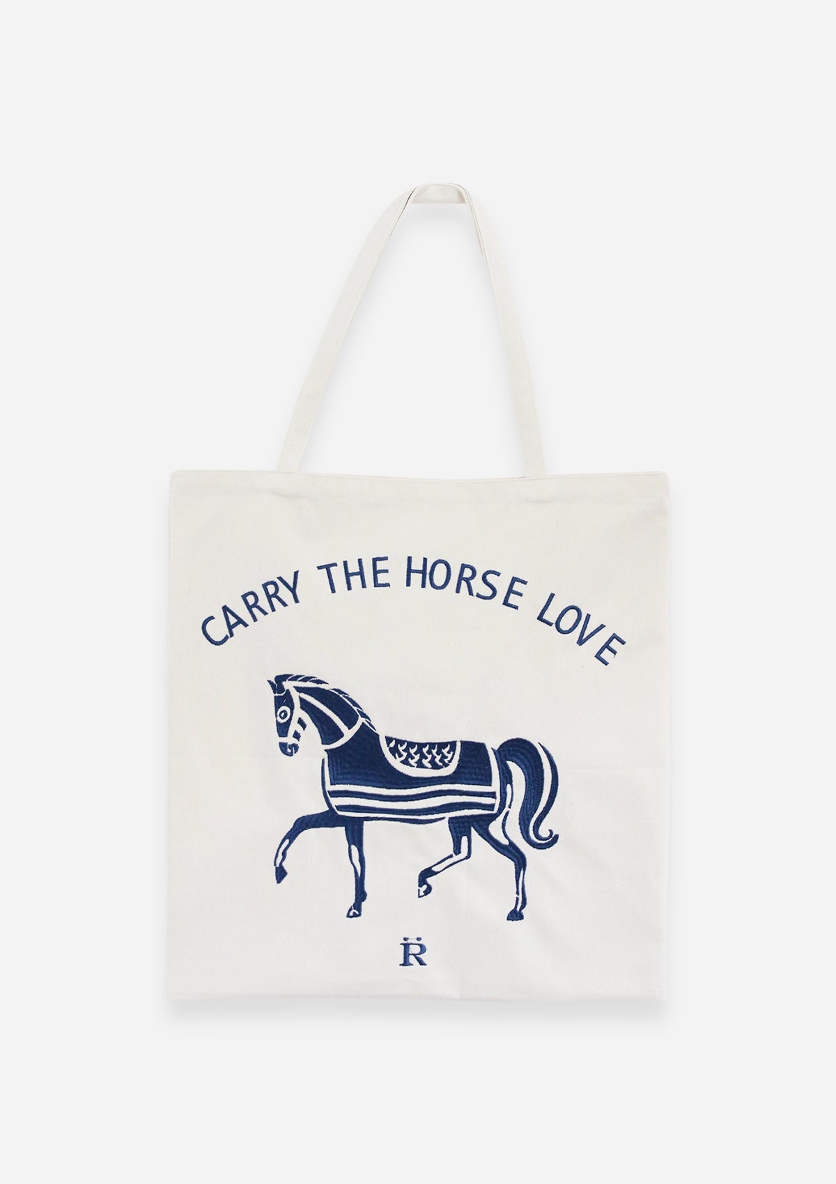 Horse Love Cotton Tote | Carry The Love Horse - RönnerCream