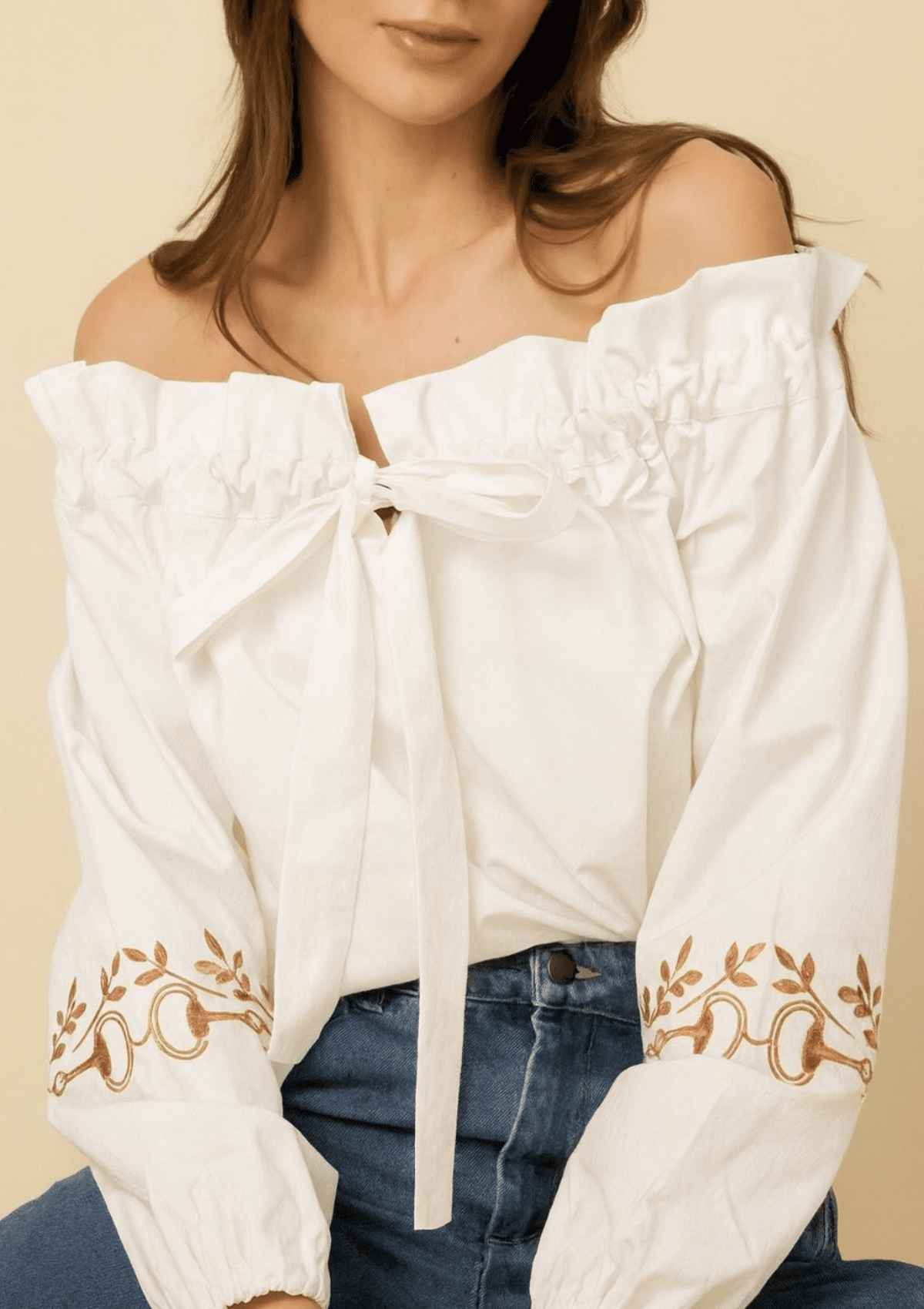 Lisette Blouse | Embroidered - RönnerXS