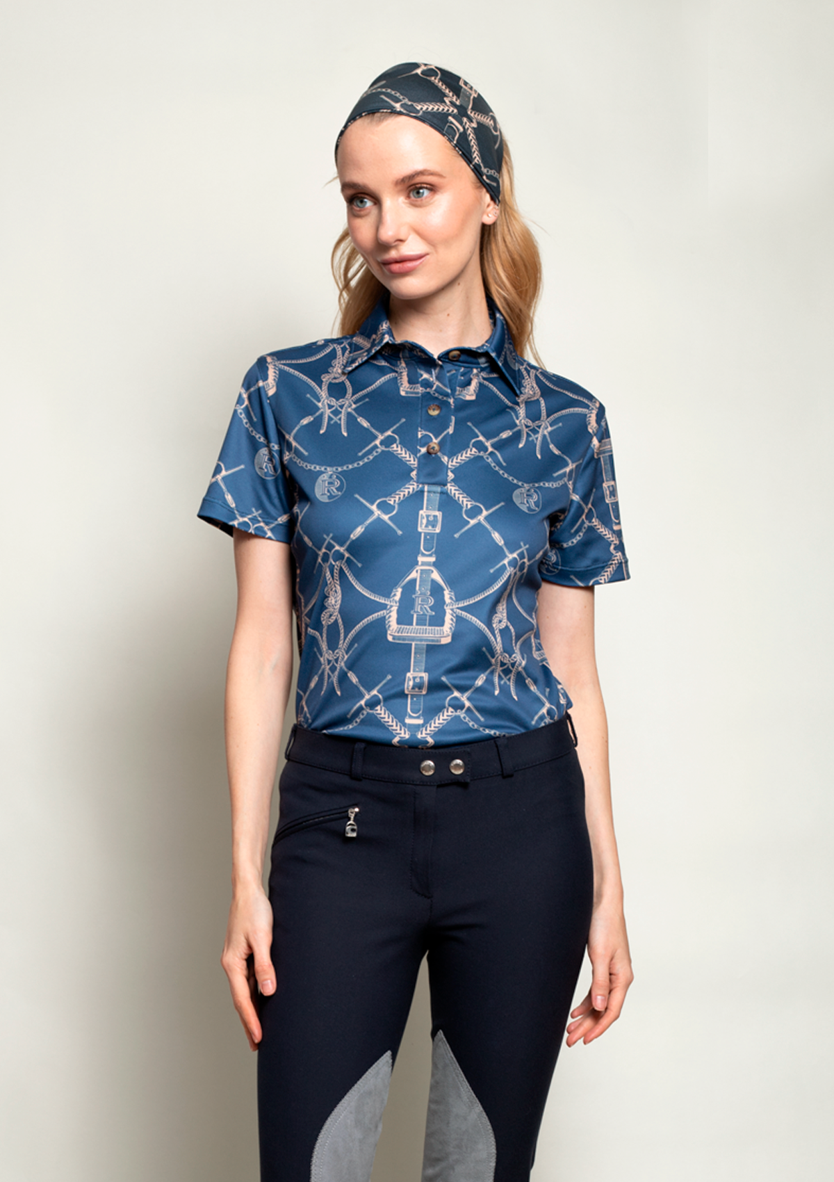 Noelia Classic Polo-Shirt | Short Sleeve | Morsetti Navy | High-tech - Rönner