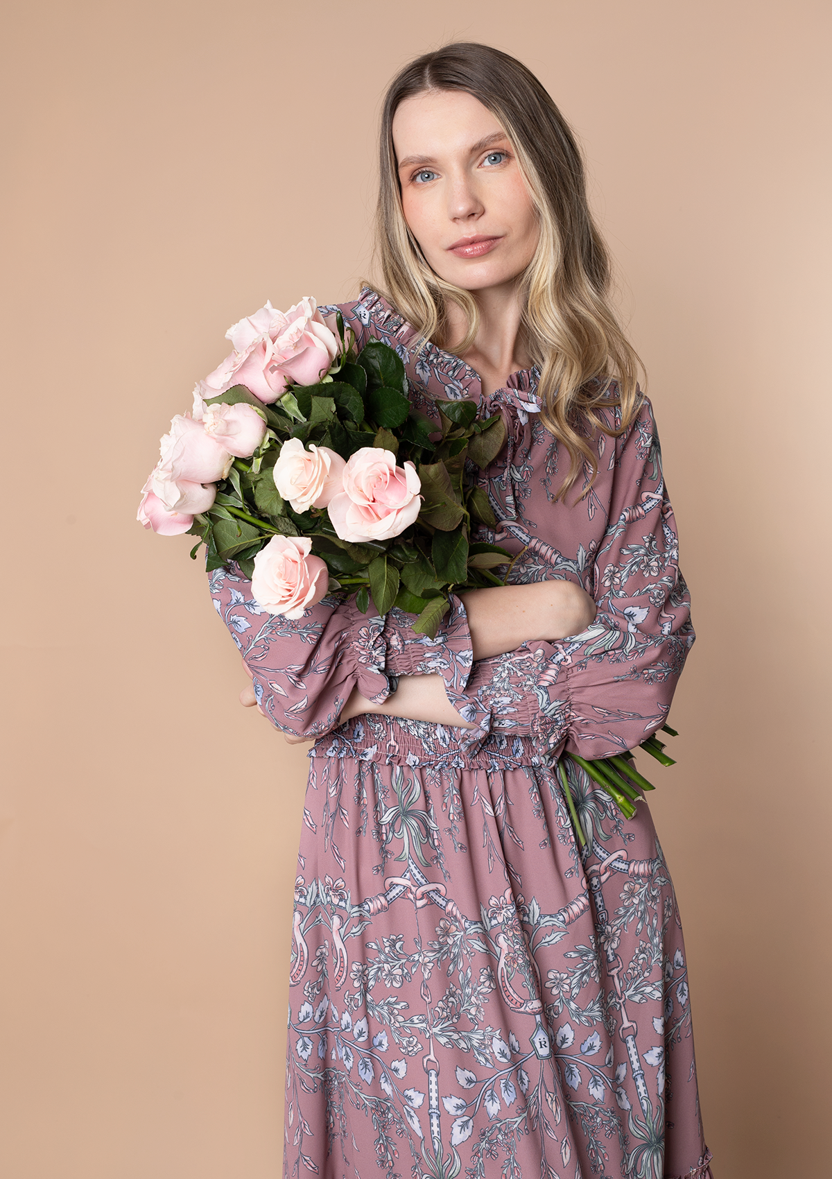 Mabel Dress | Equiflora Rose - Rönner