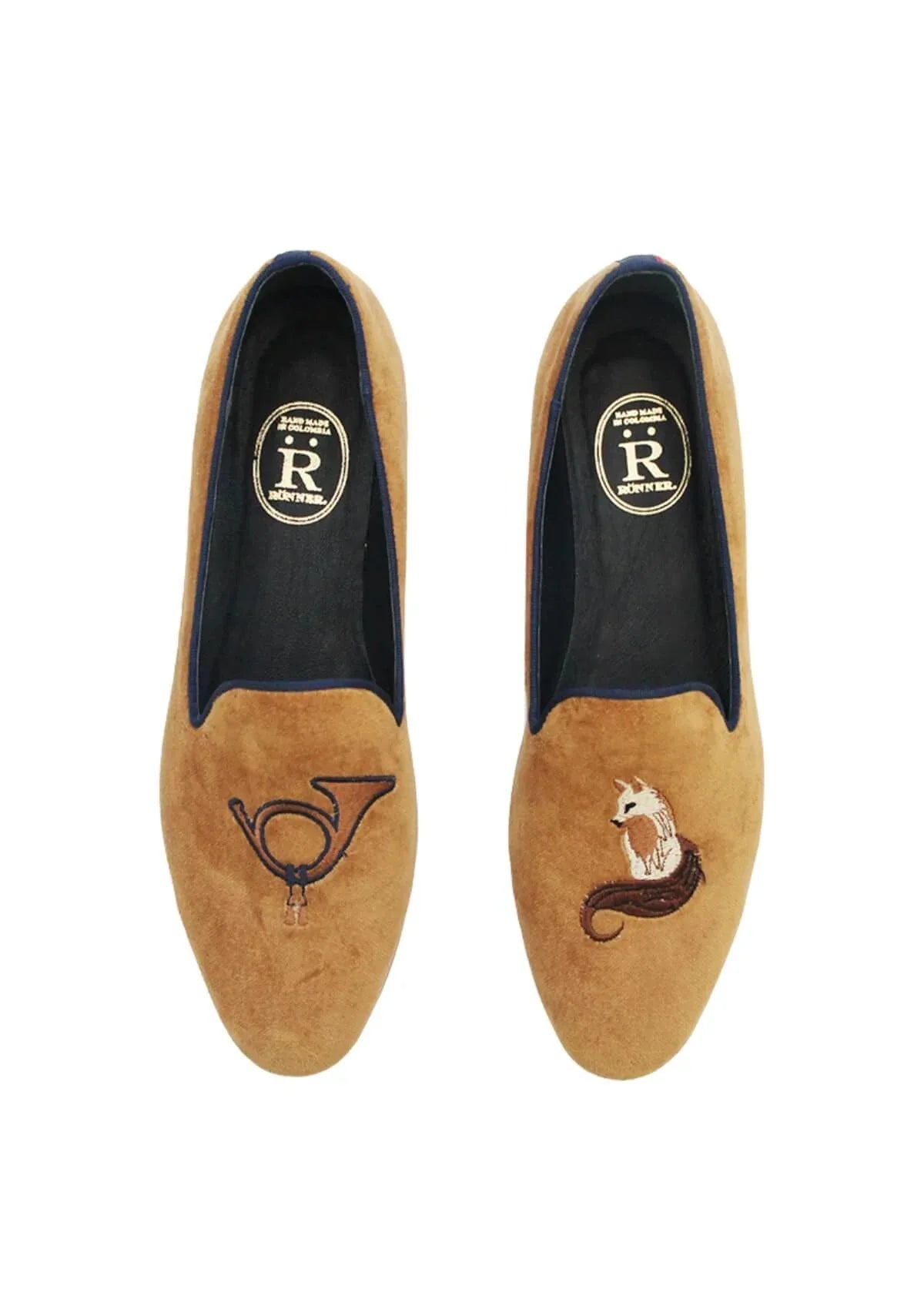 Mimosa Velvet Loafers | Fox | Camel - RönnerLoafers35