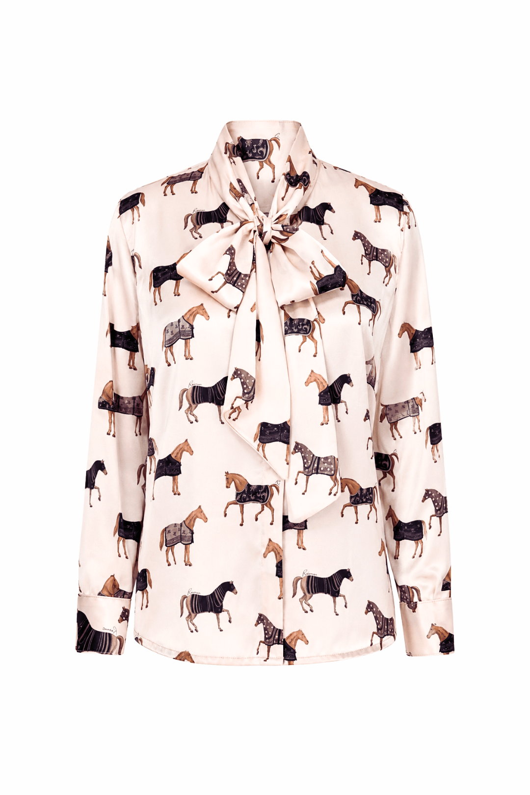 Noelia Sateen Blouse - RönnerCream