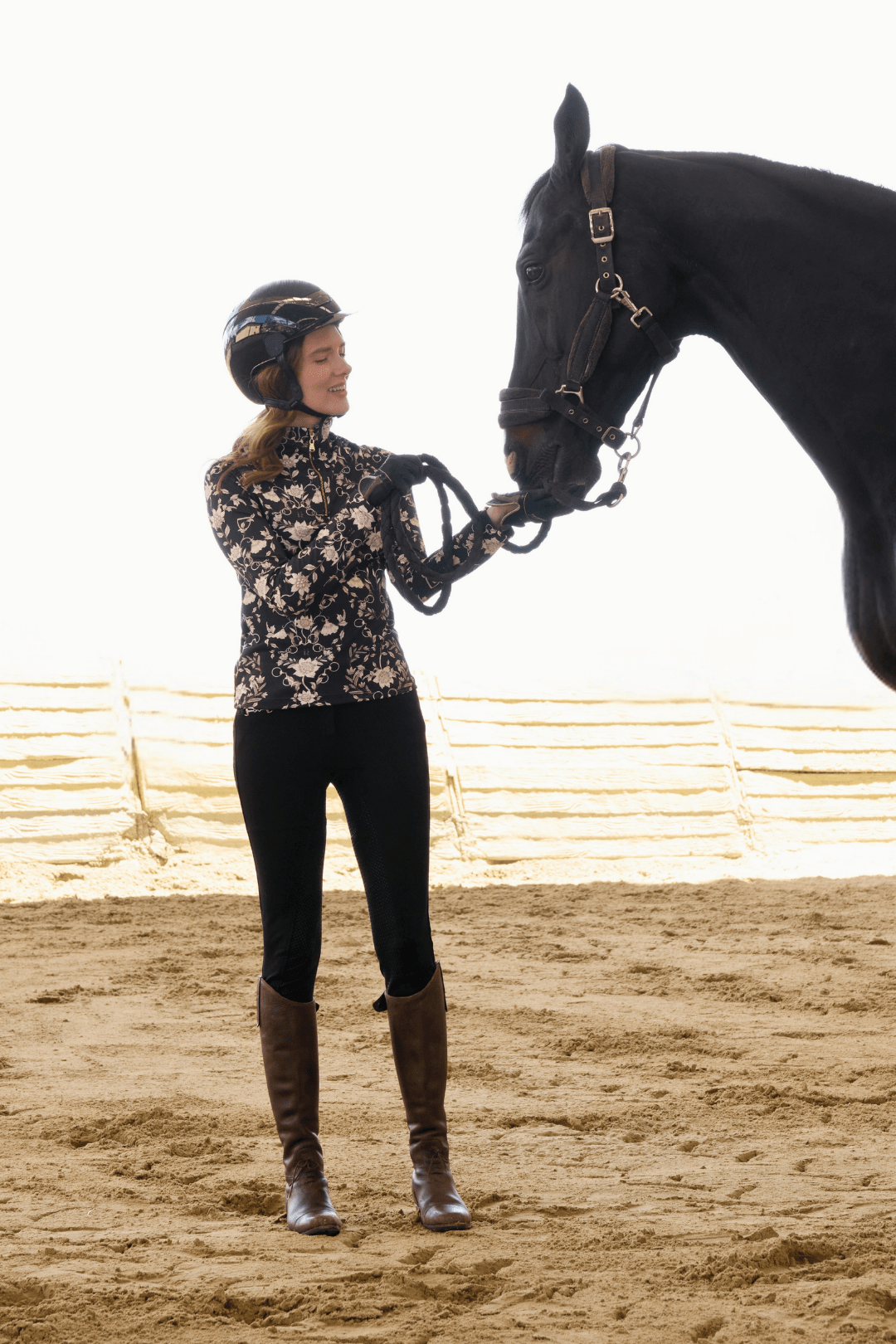 Q-Zip | Bridle Botanica Print | Long Sleeve - RönnerShirtXS