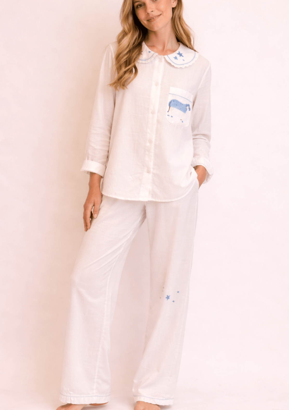 Stars and Horses Women's Pajama Set - RönnerLong Sleeve SetXS