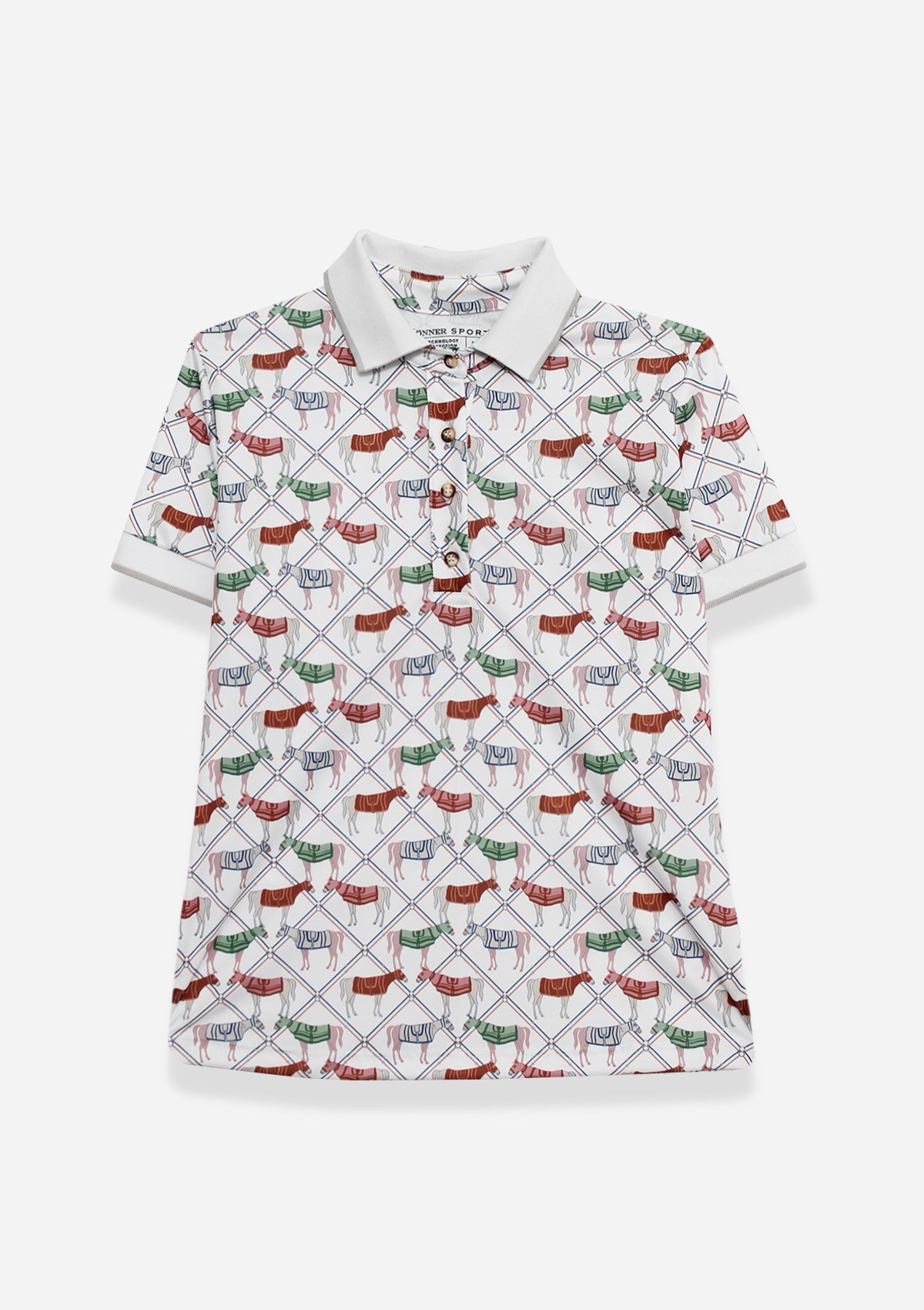 Stella Polo-Shirt Short Sleeve | Victory Print | Sienna | Sample