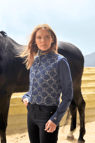 The Beltina Embroidered Sport Jacket - RönnerNavy