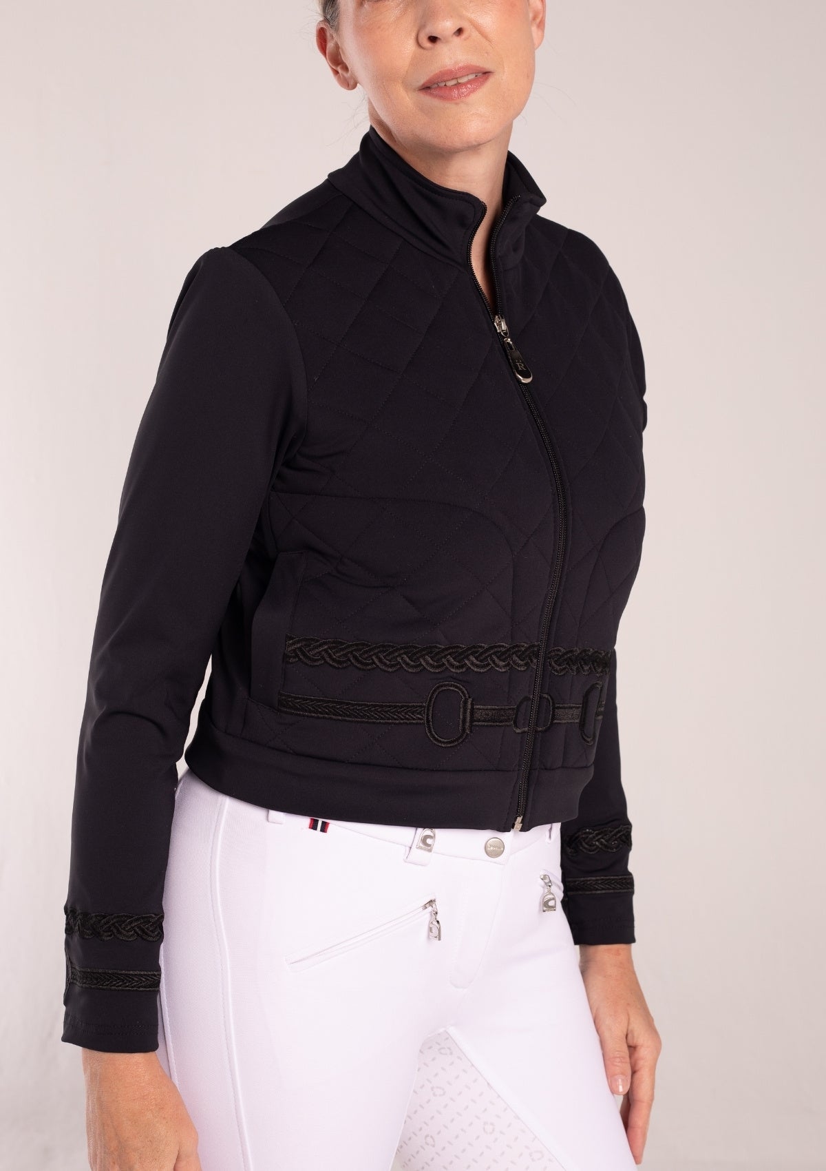 The Ember Cropped Jacket - Black - RönnerXS
