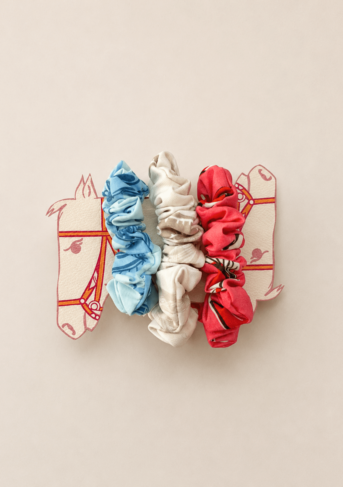 The Equestrian Mini Scrunchie Trio - RönnerHair accessories