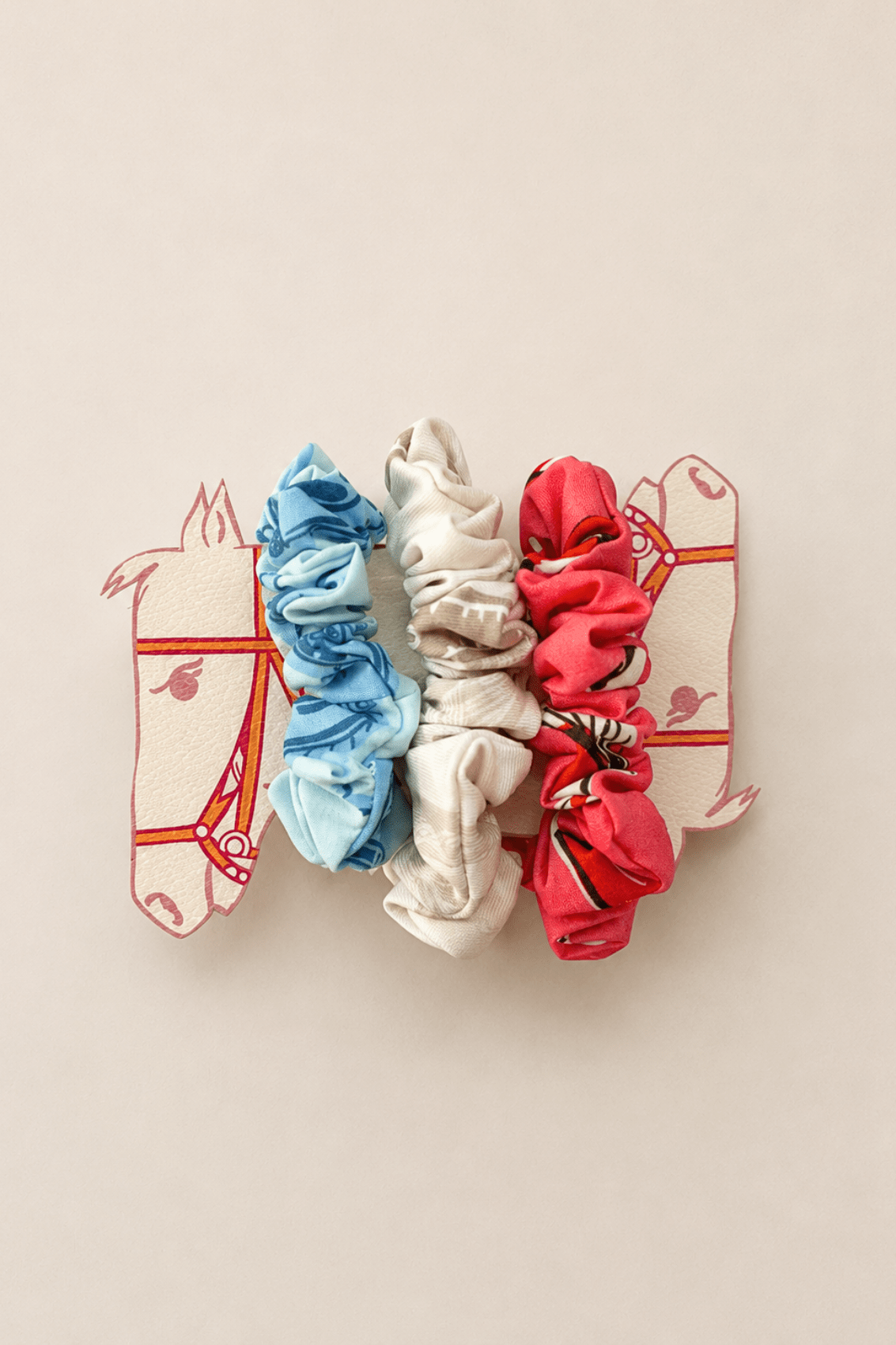 The Equestrian Mini Scrunchie Trio - RönnerHair accessories