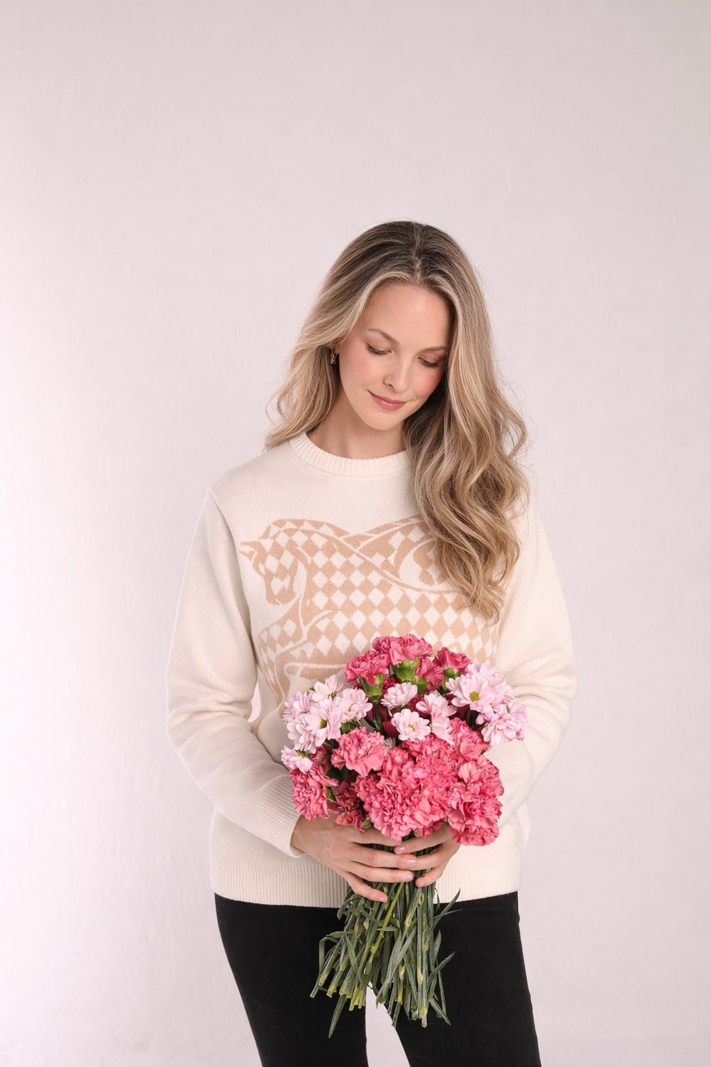 The Harlequin Horses Sweater - RönnerXS