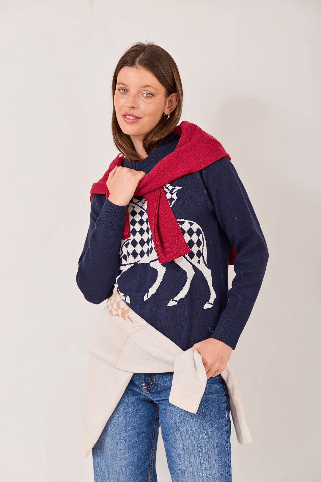 The Harlequin Horses Sweater - RönnerCherry