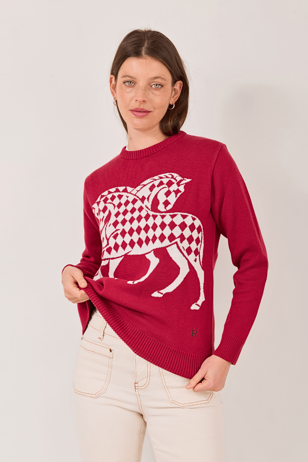The Harlequin Horses Sweater - RönnerCherry