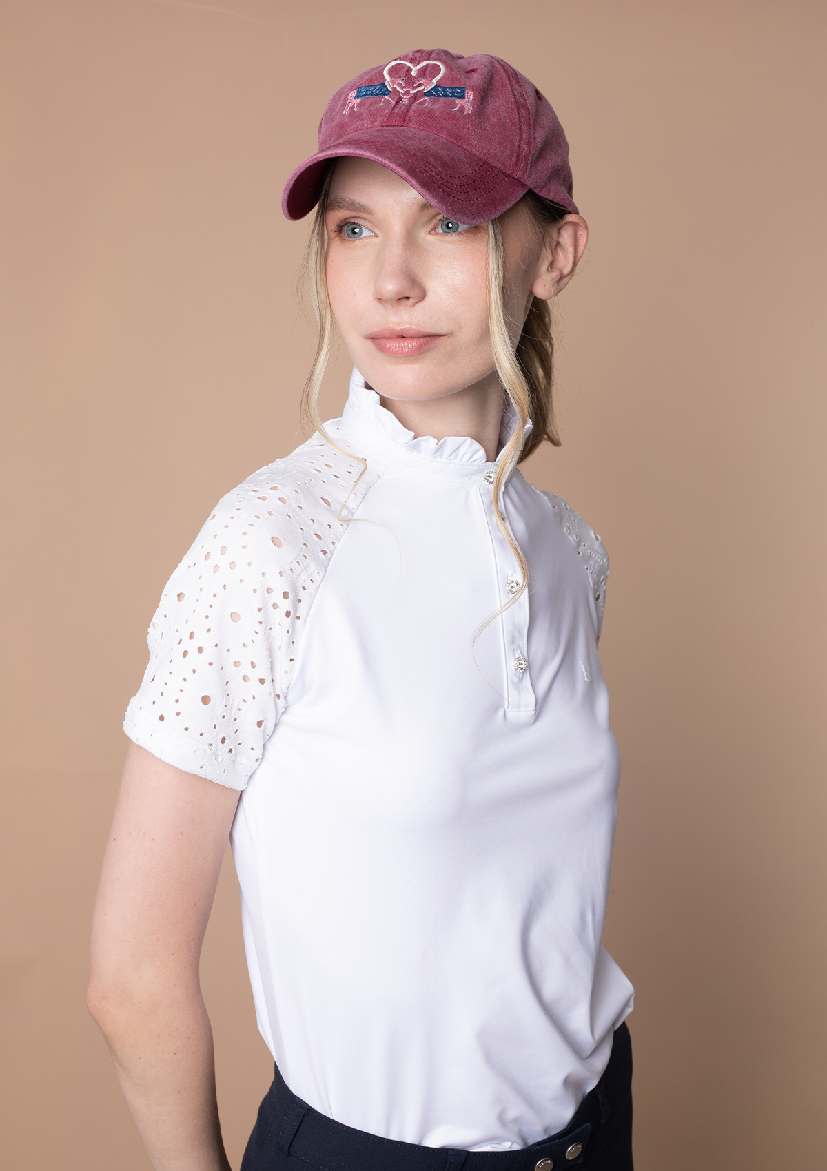 Equestrian Cotton Love Horses Cap | Rose - Rönner