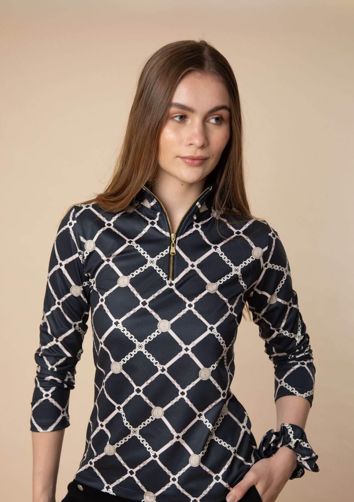 Vail Q - Zip | Long Sleeve | Beltina Print - RönnerXS