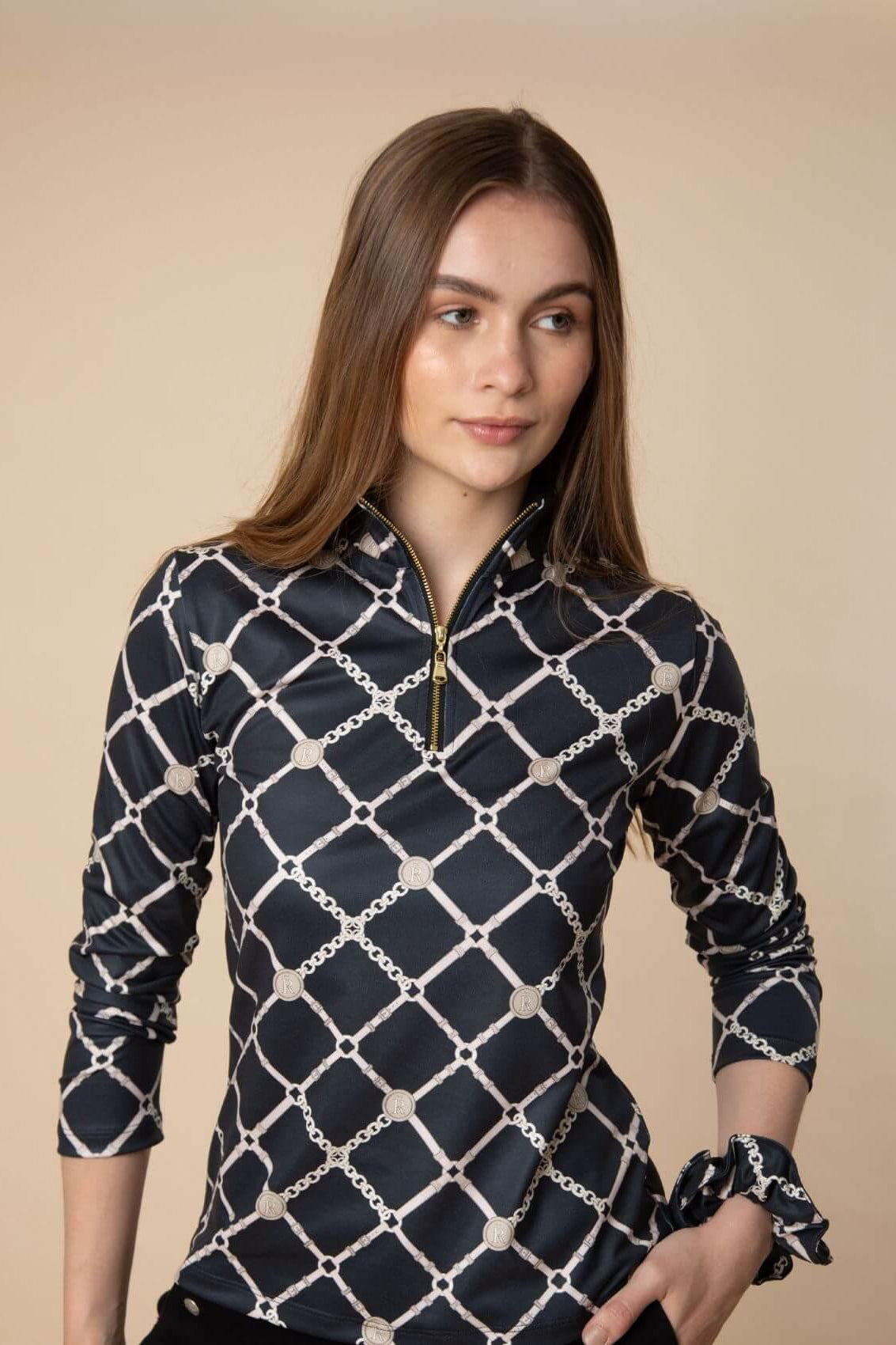 Vail Q - Zip | Long Sleeve | Beltina Print - RönnerXS