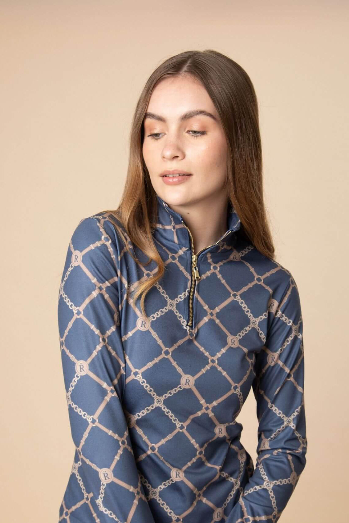 Vail Q - Zip | Long Sleeve | Beltina Print - RönnerXS