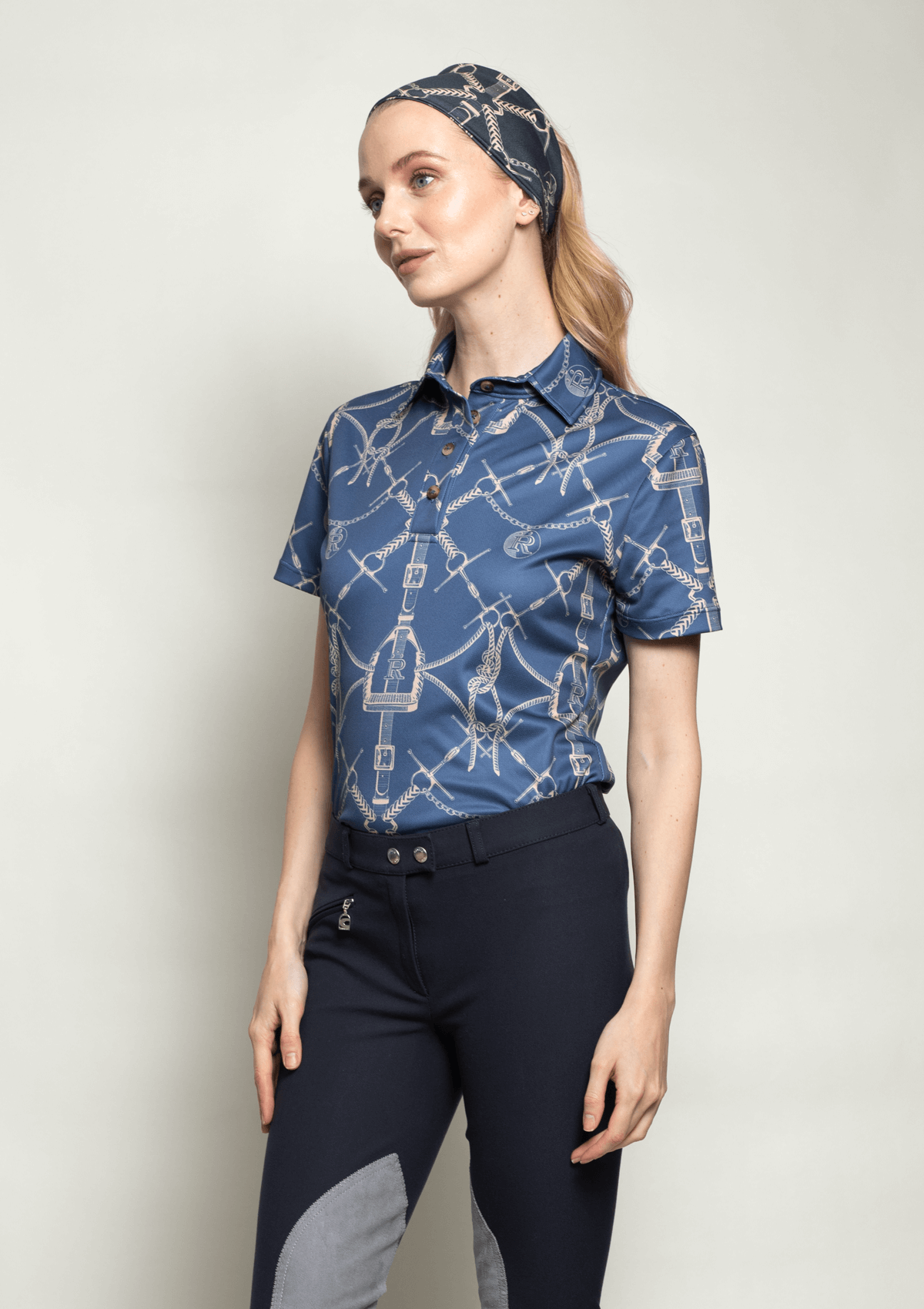 Noelia Classic Polo-Shirt | Short Sleeve | Morsetti Navy | High-tech - Rönner