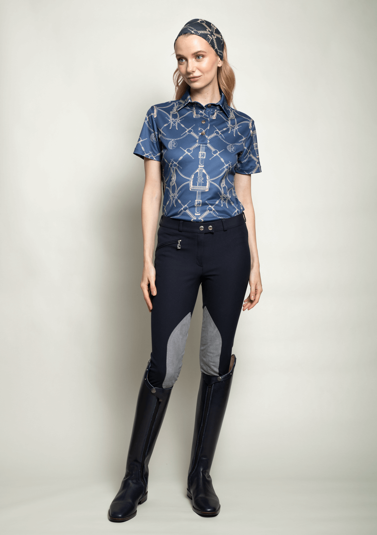 Noelia Classic Polo-Shirt | Short Sleeve | Morsetti Navy | High-tech - Rönner