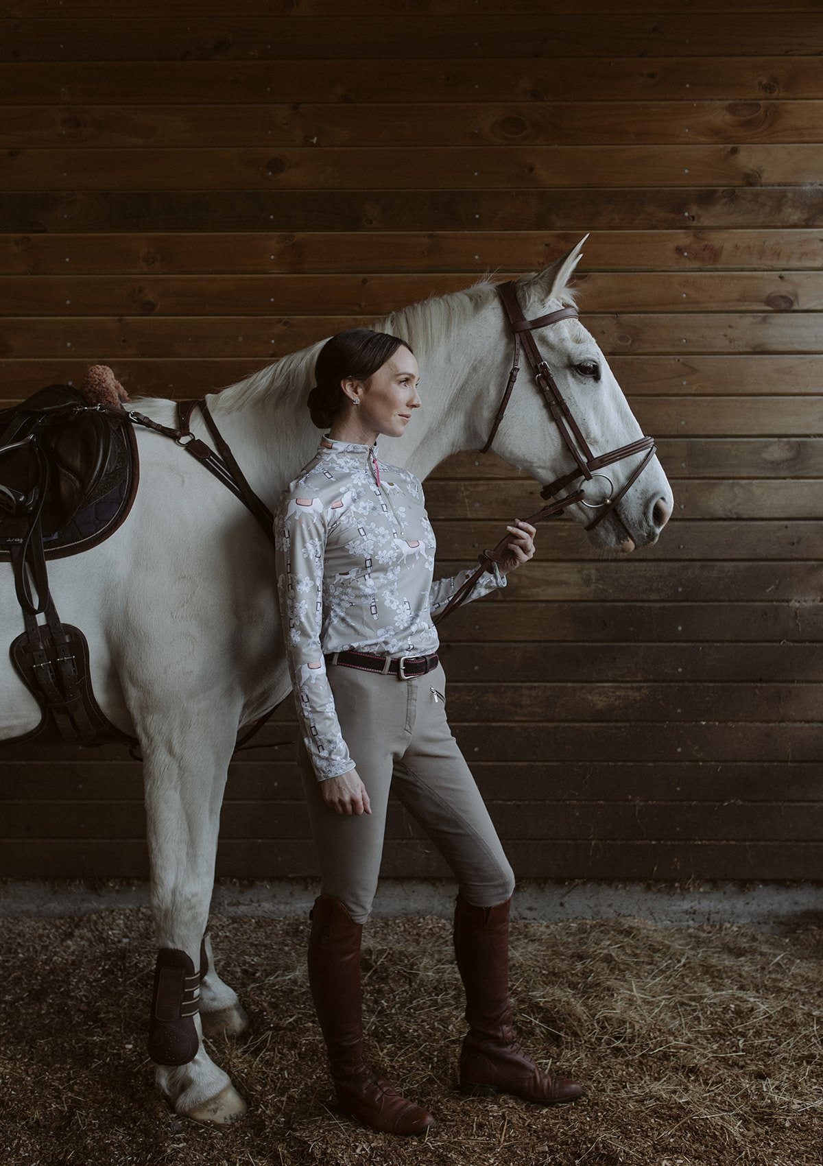 Aspen Zip | Clementine Taupe Training Tops Ronner