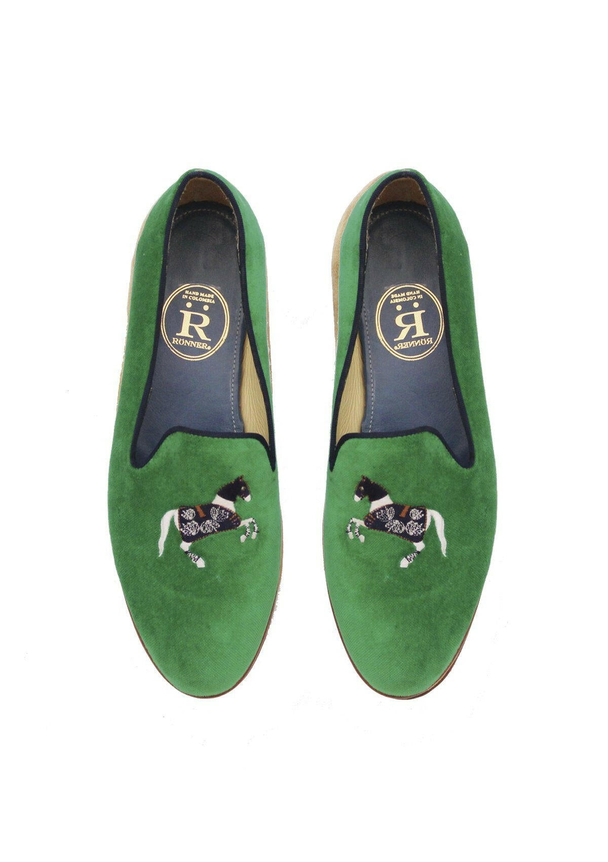 Mimosas Slippers Carrousel | Green - Rönner