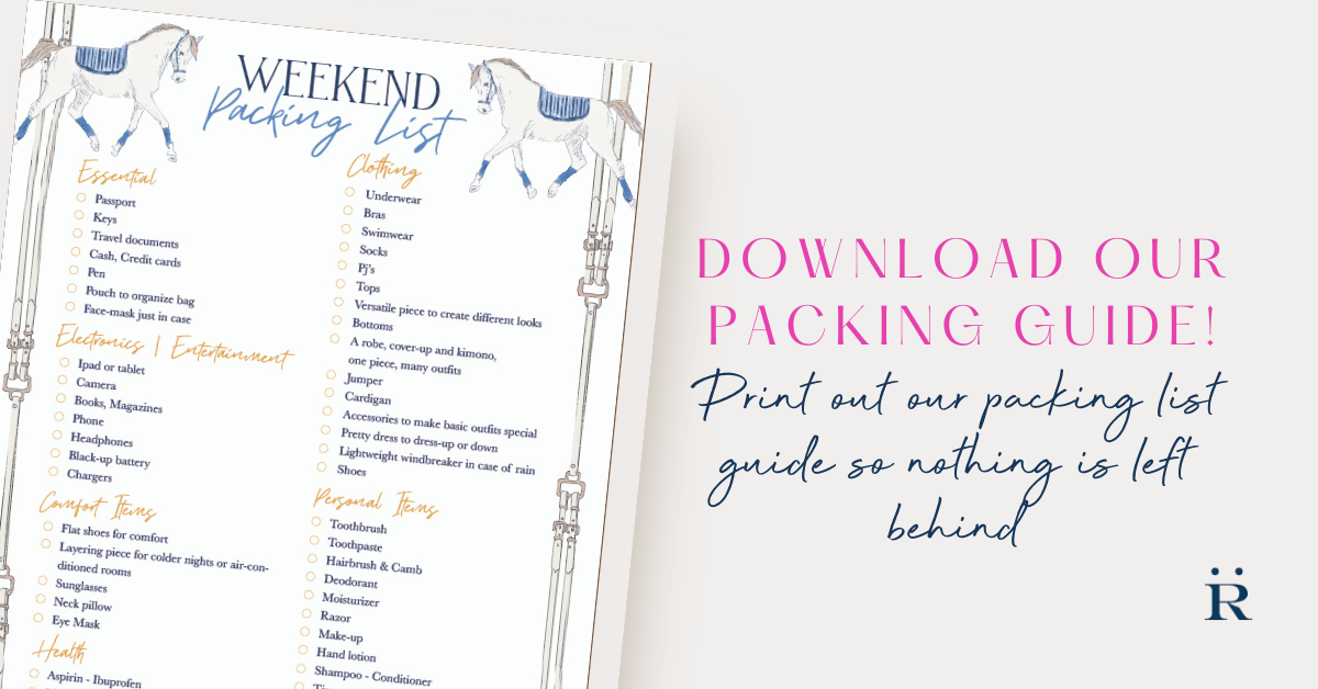 Download our packing guide!