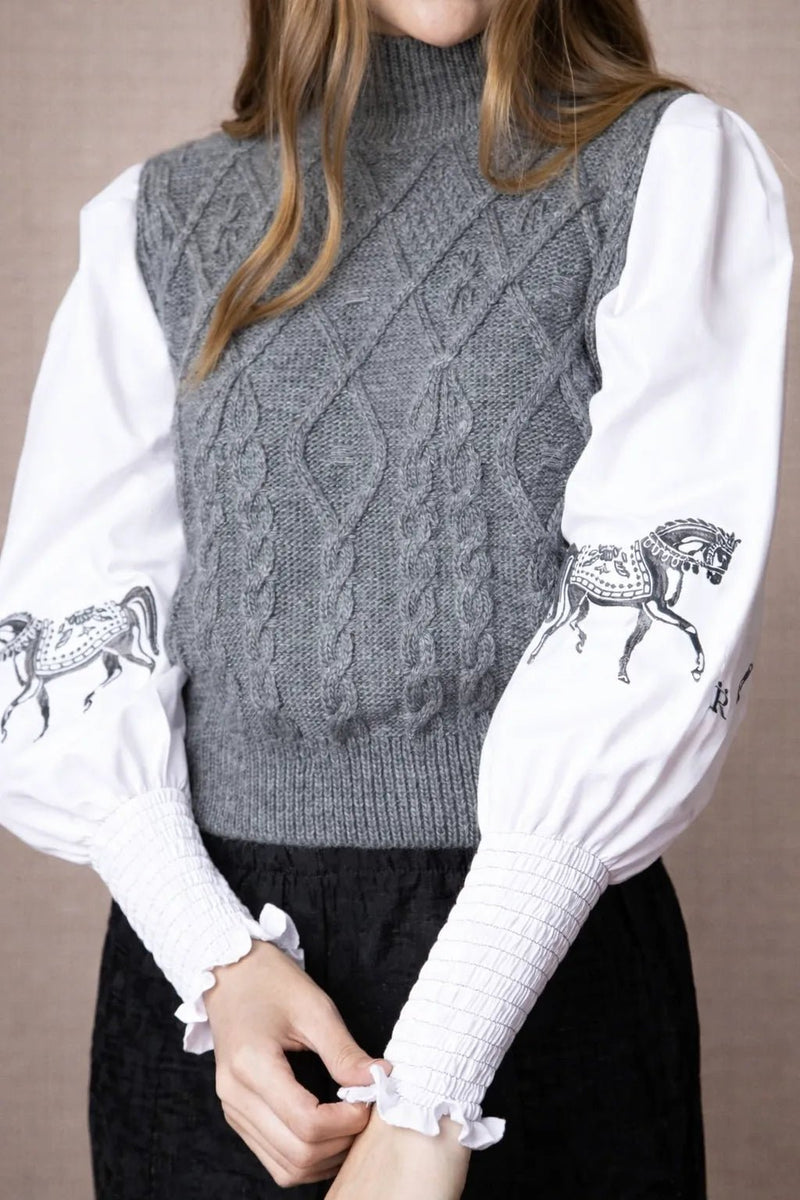Pull Femme Ronner Boutique - Thème Cheval équestre - Taille XXL - Multicolore