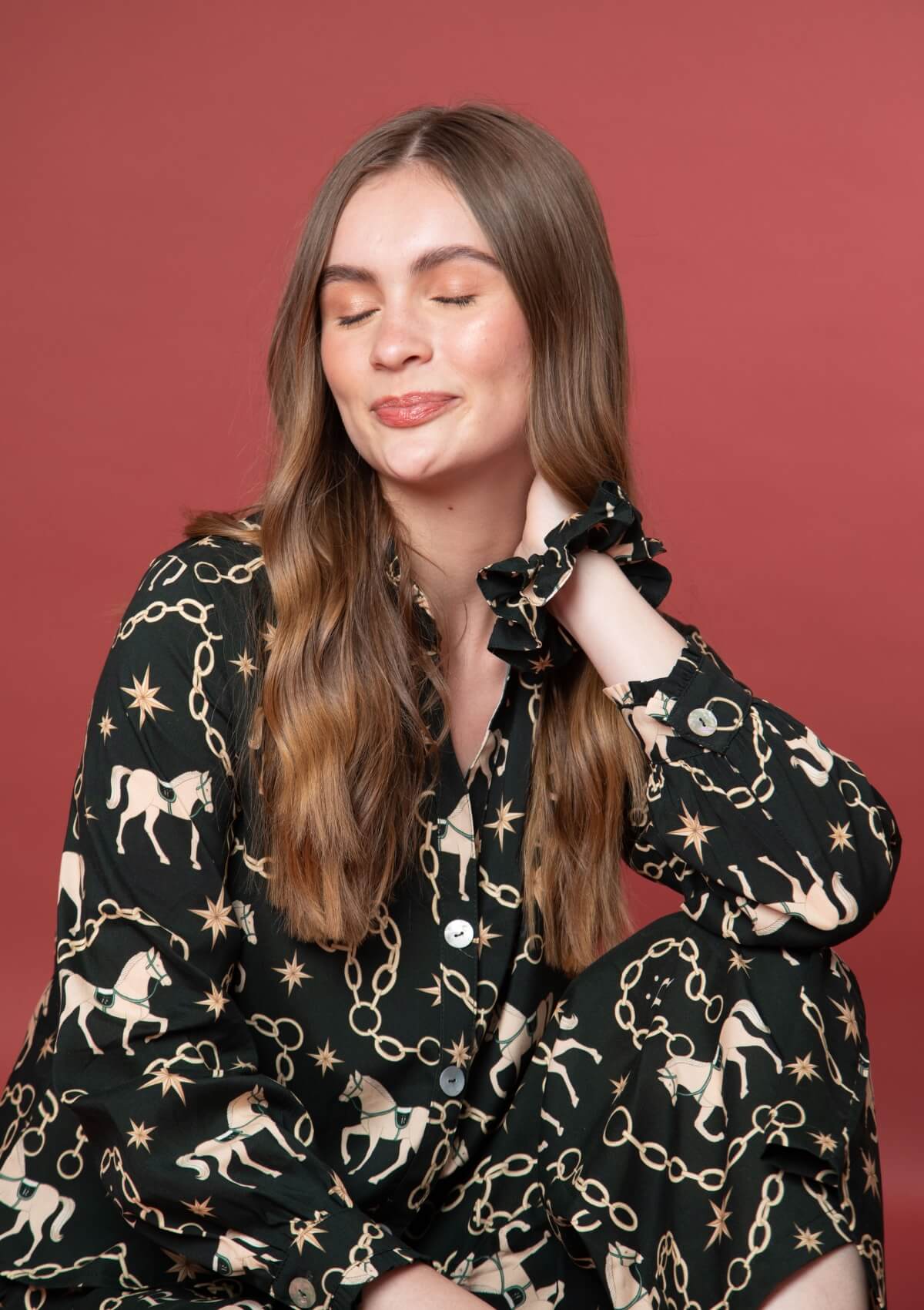 Celeste PJ's Set | Long Sleeve | Magical Horse Print