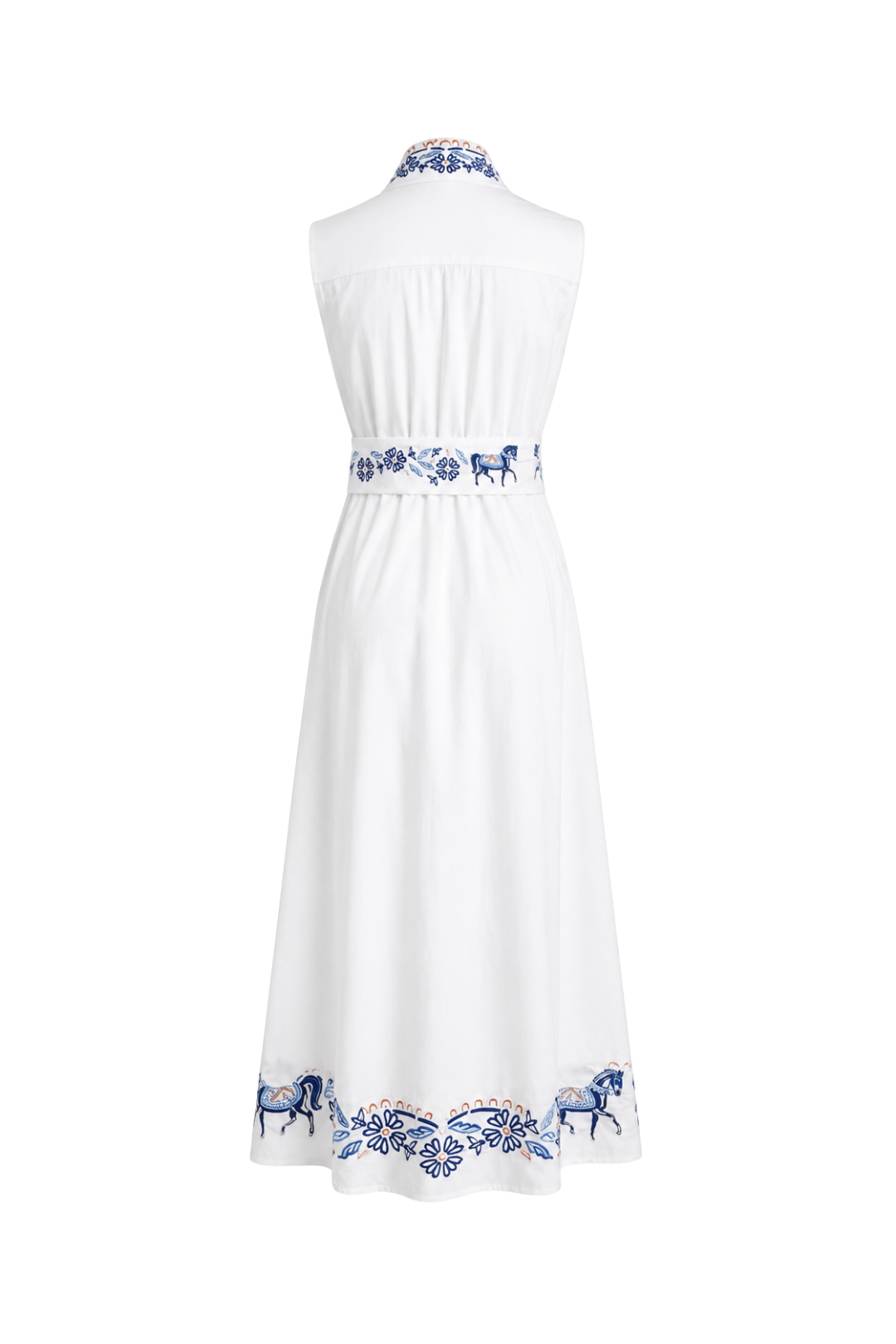 Annie Florale Embroidered Cotton Dress