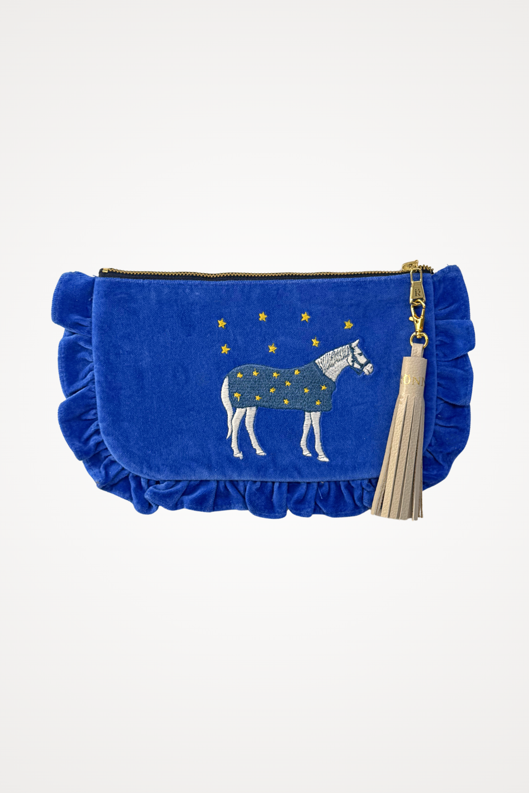 Embroidered Pouch | Lucky Horses | Small