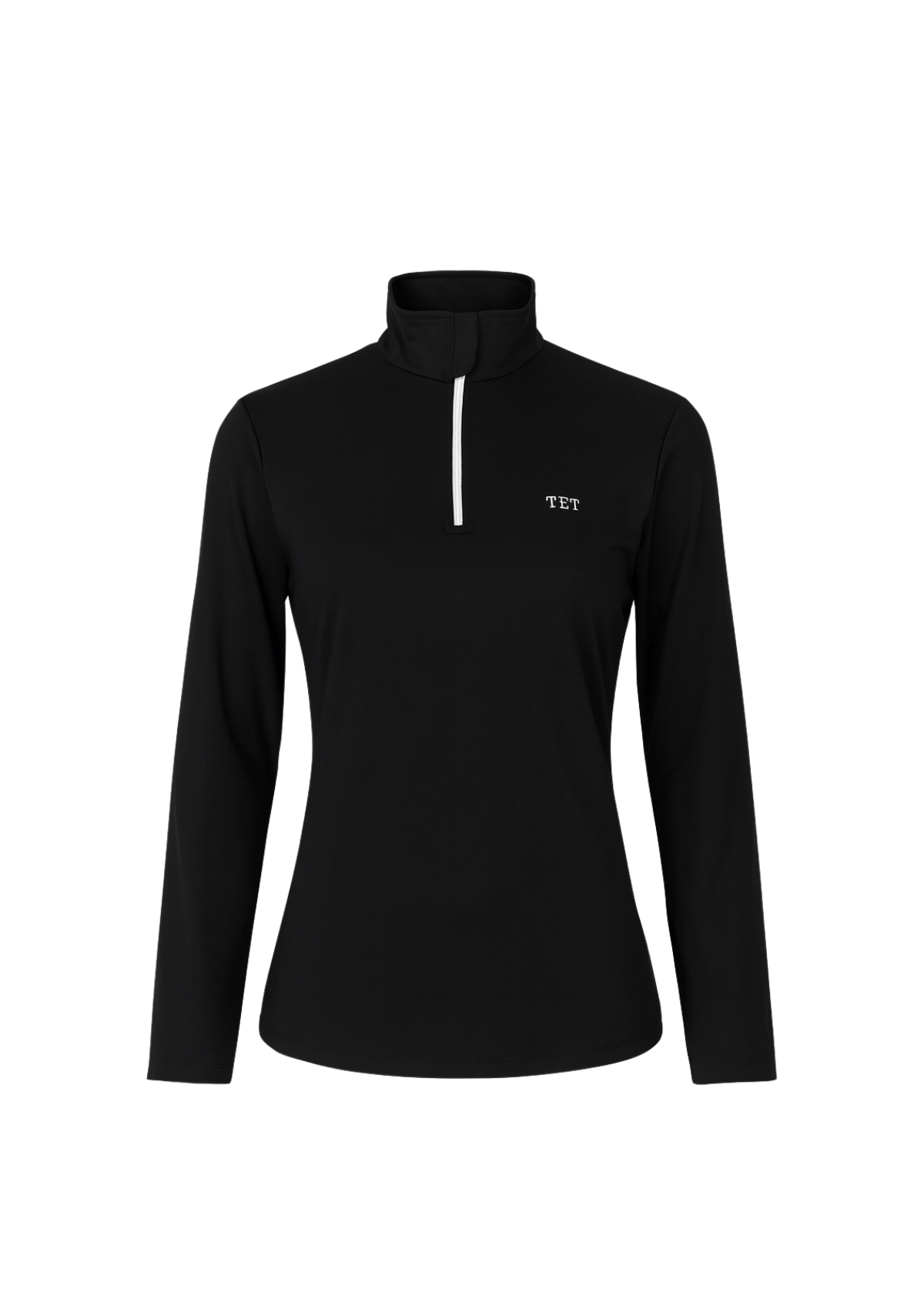 Devotion Quarter-Zip Embroidered | Long Sleeve | Noir | Sample