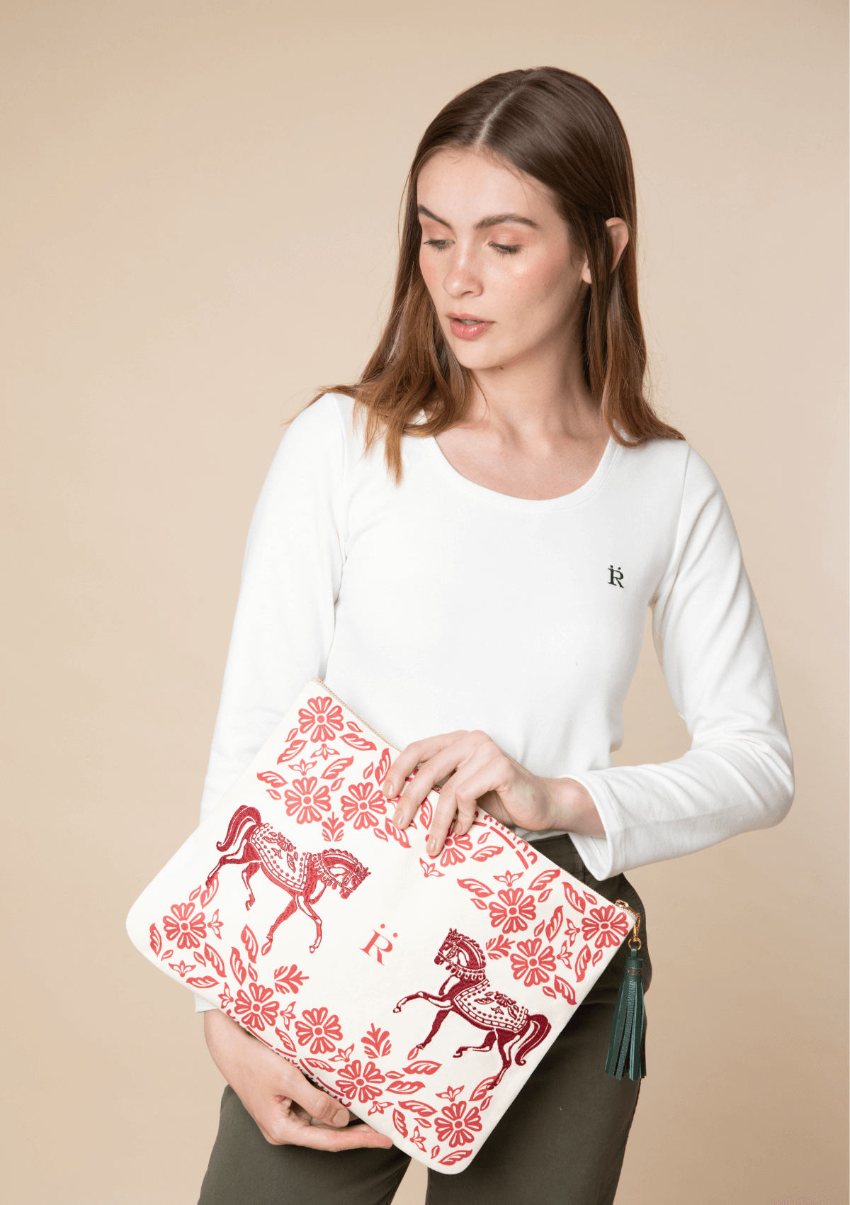 Flower Horses Pouch